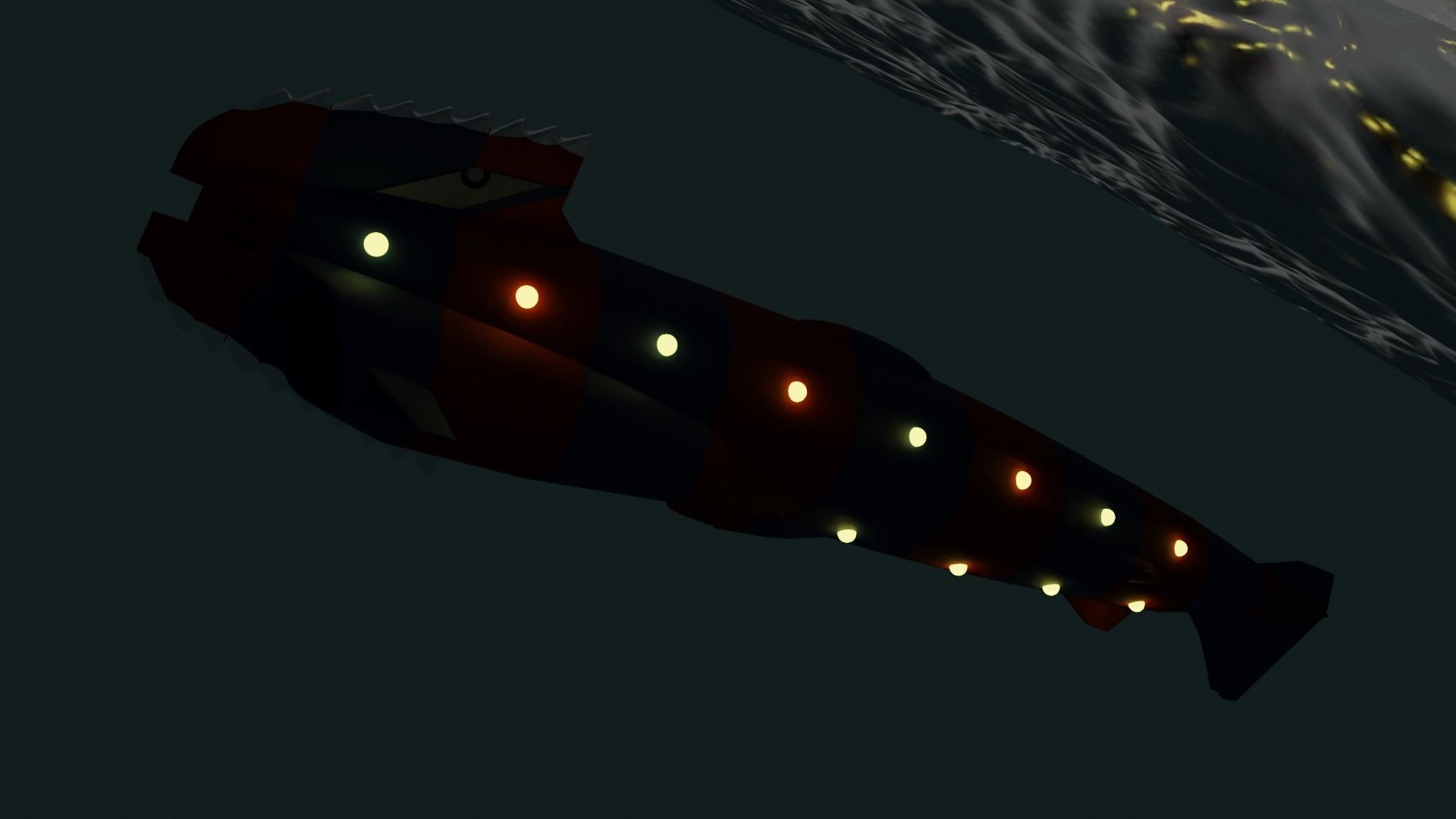 SECRET OF BLUEWATER-SKYSHIP GARFISH I GARFISH II 3D print model_3