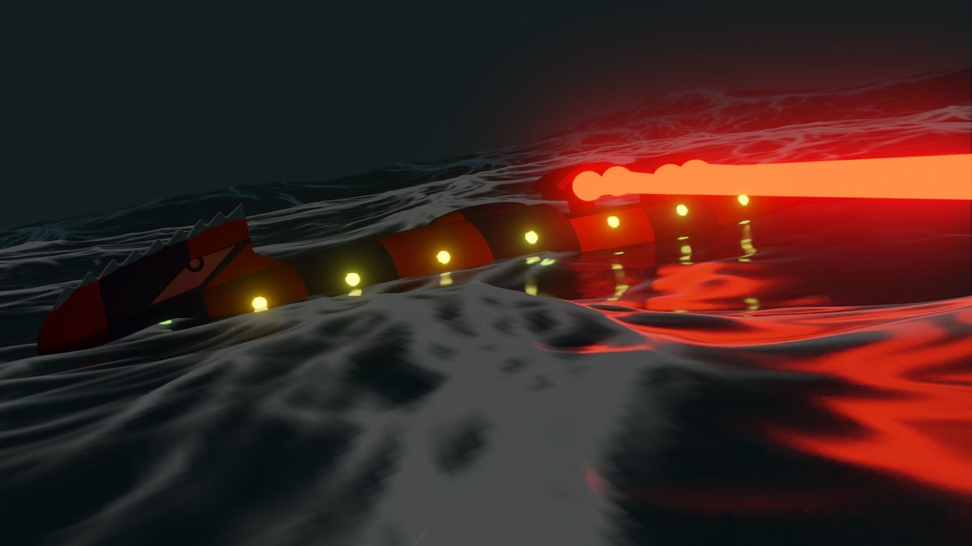 SECRET OF BLUEWATER-SKYSHIP GARFISH I GARFISH II 3D print model_7