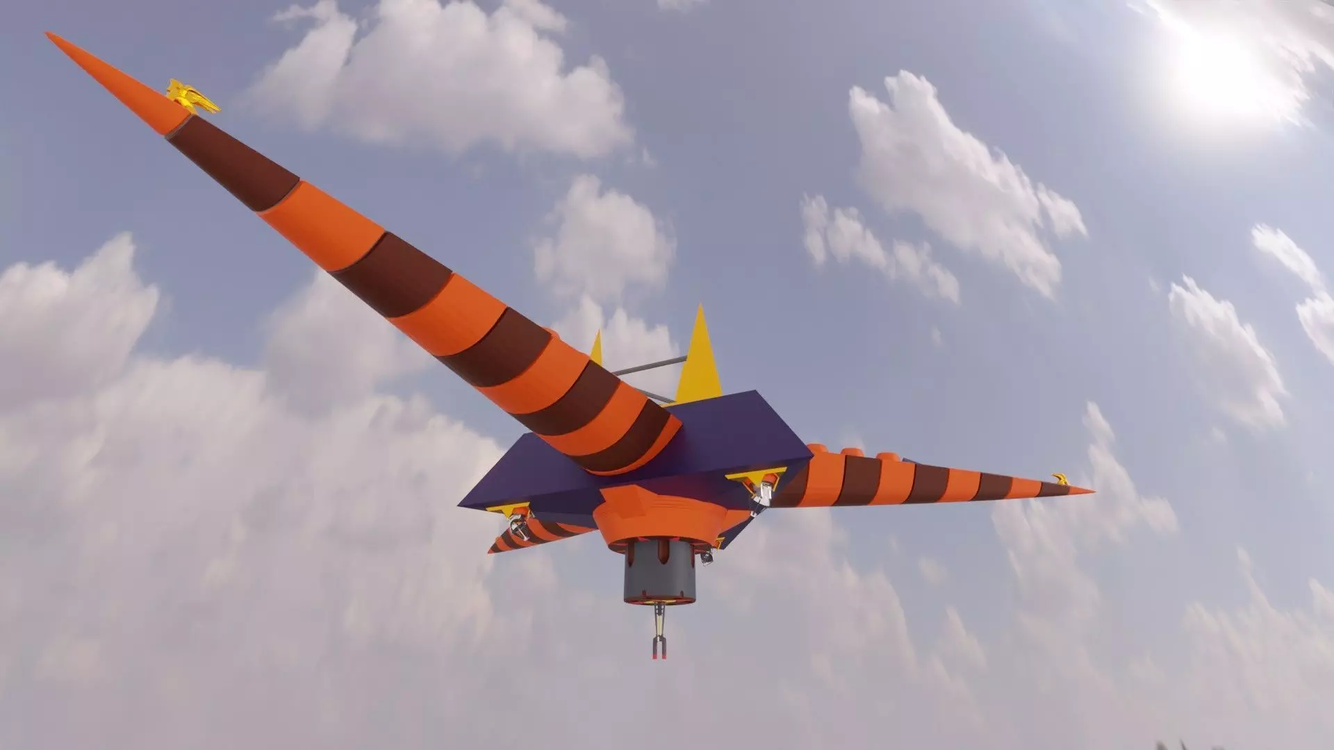 SECRET OF BLUEWATER-SKYSHIP GARFISH I GARFISH II 3D print model_0