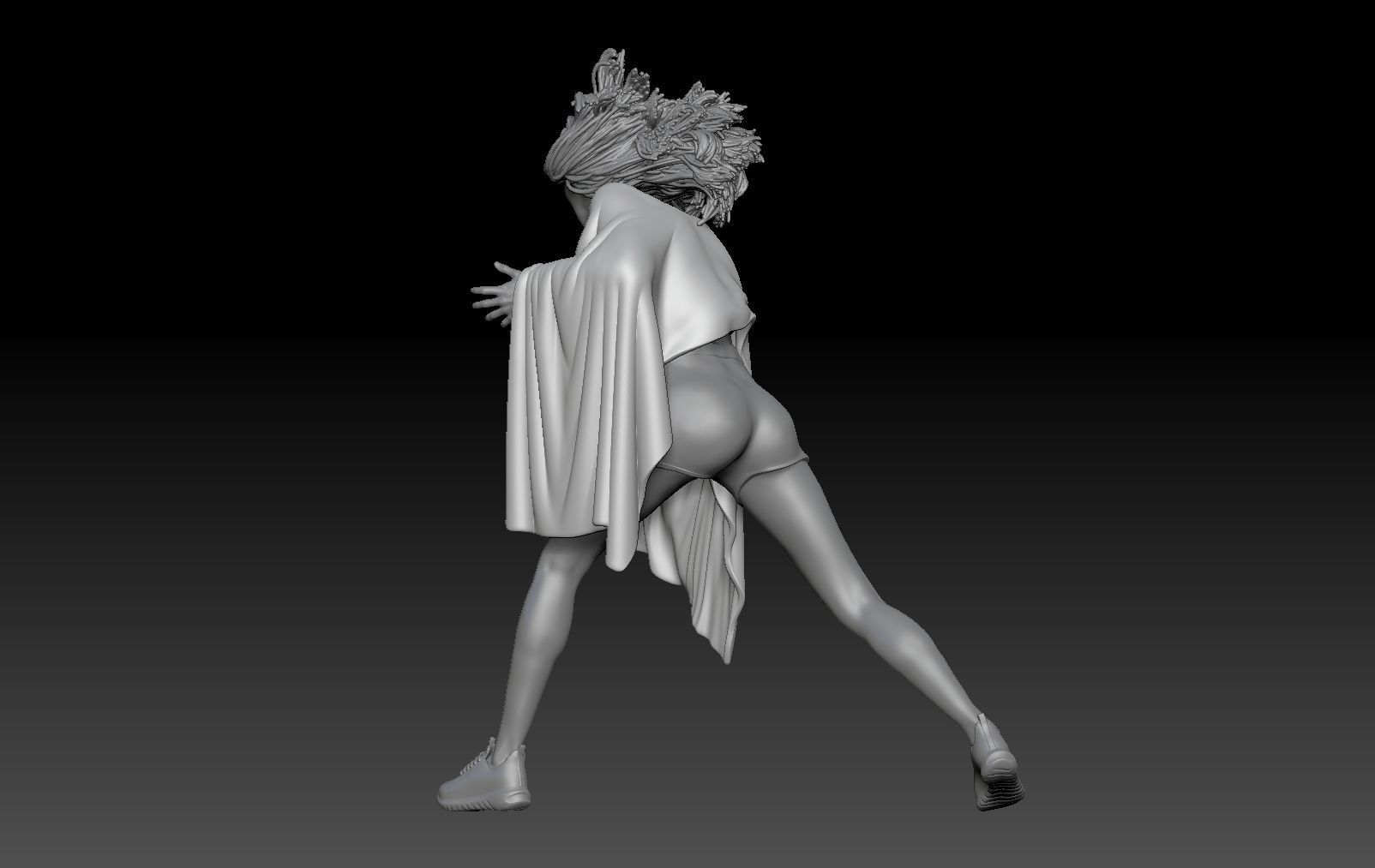 GIRLS FLAG WOLD CUP QATAR 2 3D print model_2