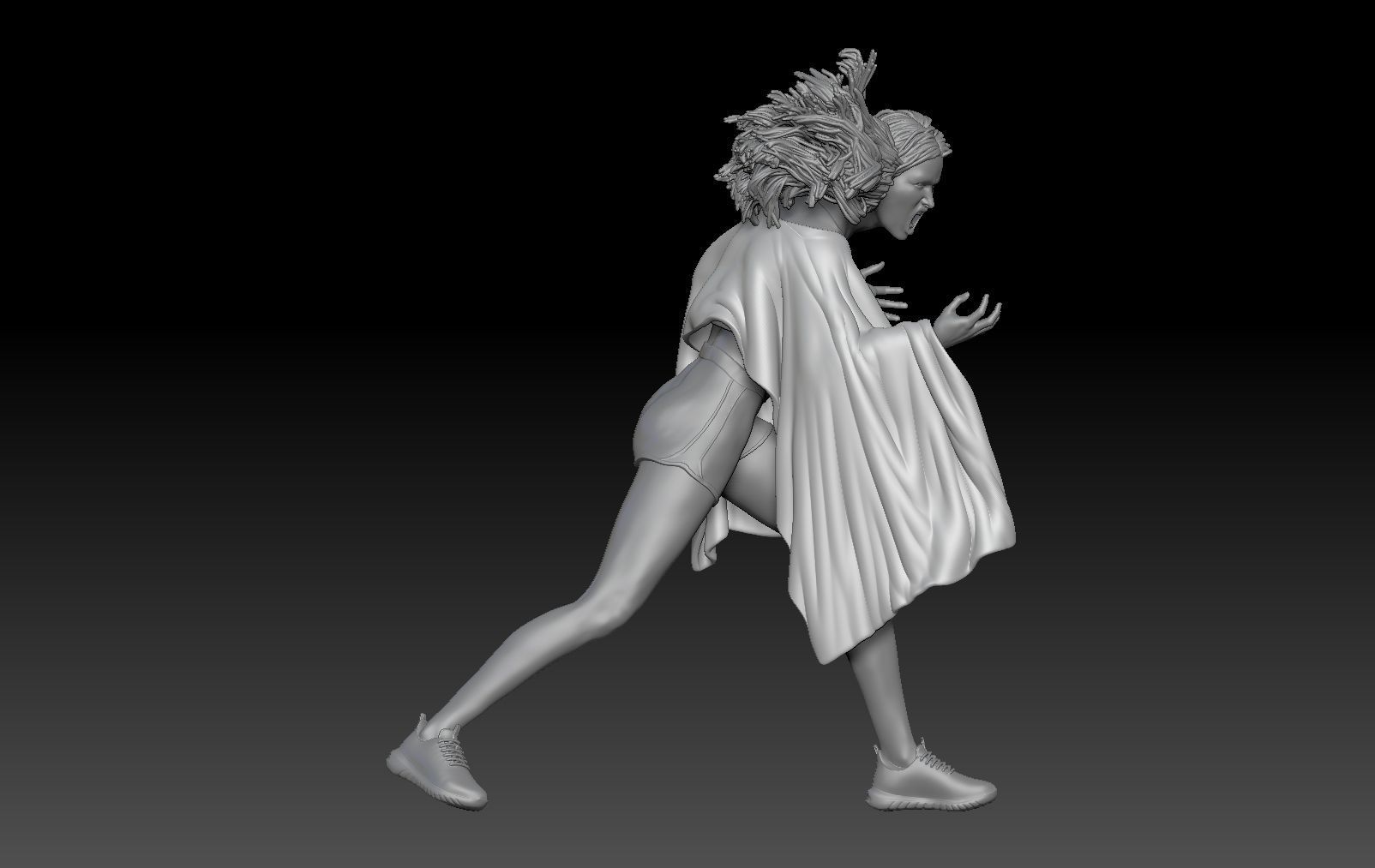 GIRLS FLAG WOLD CUP QATAR 2 3D print model_4