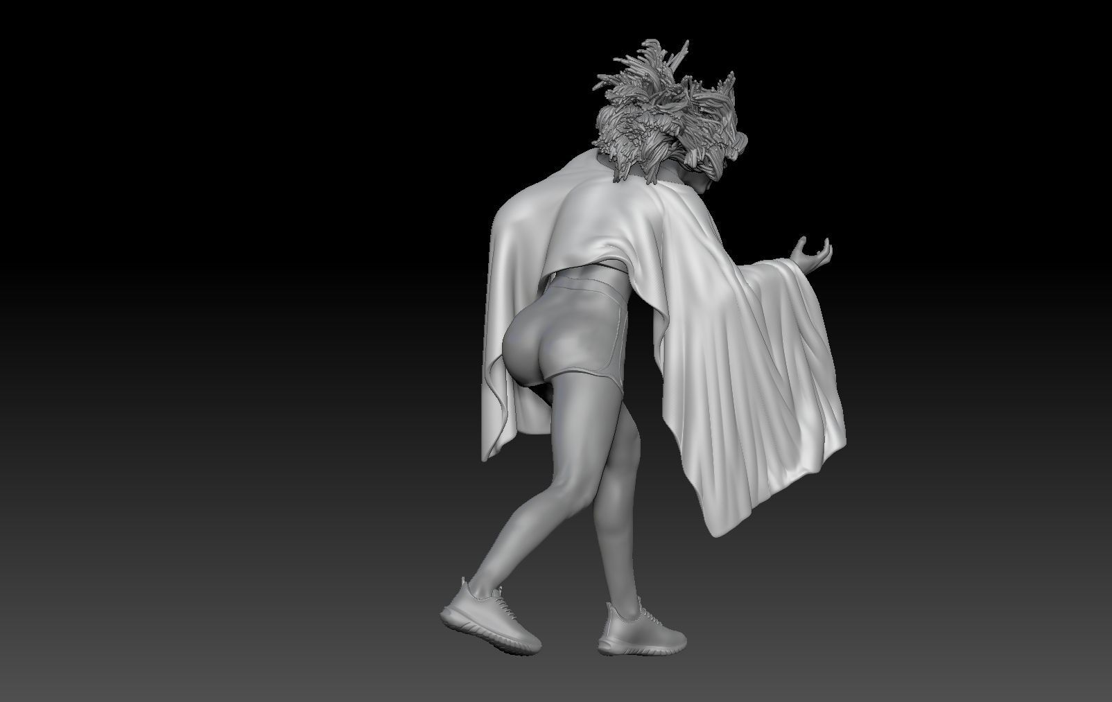 GIRLS FLAG WOLD CUP QATAR 2 3D print model_3