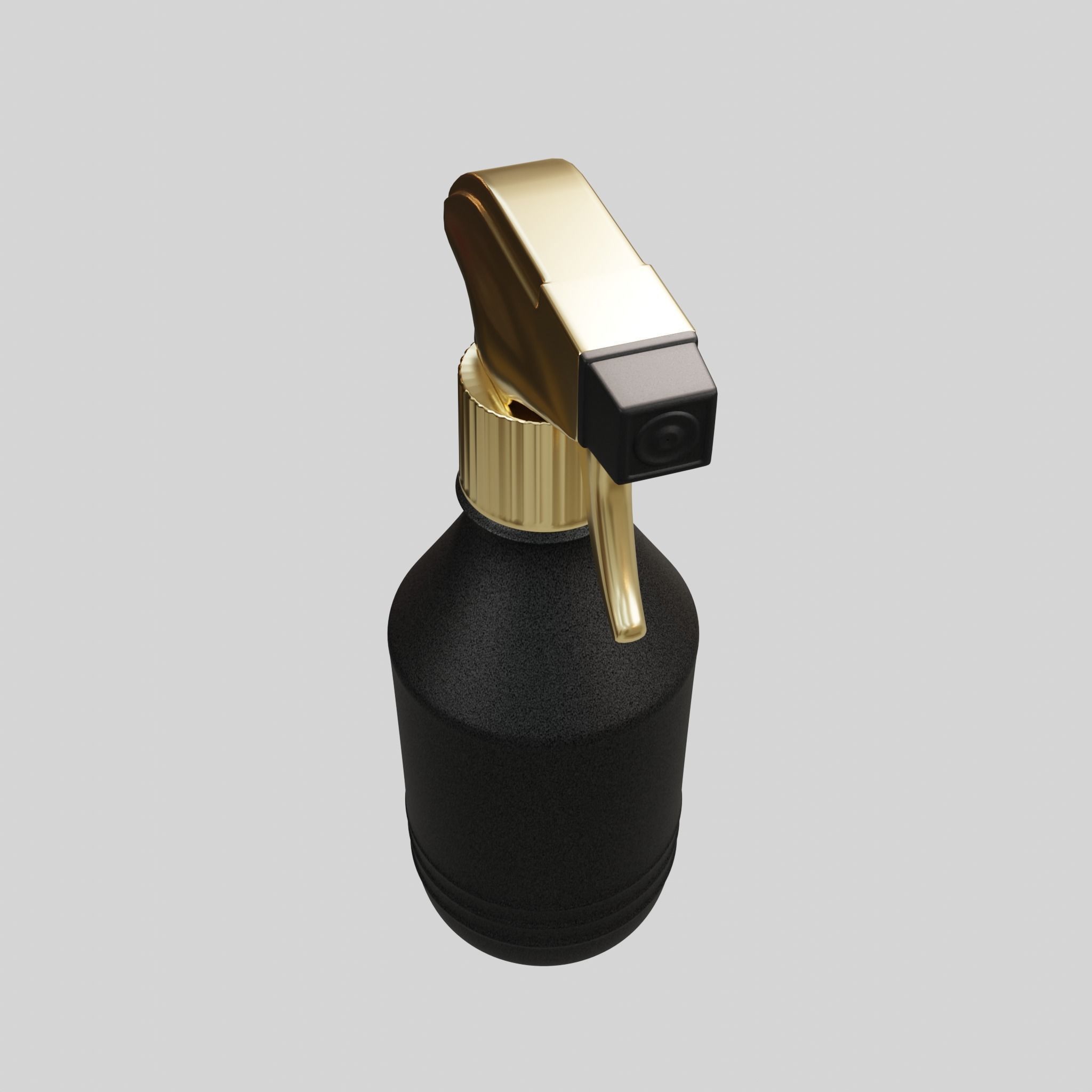 Water Sprayer Black v2 Low-poly 3D model_2