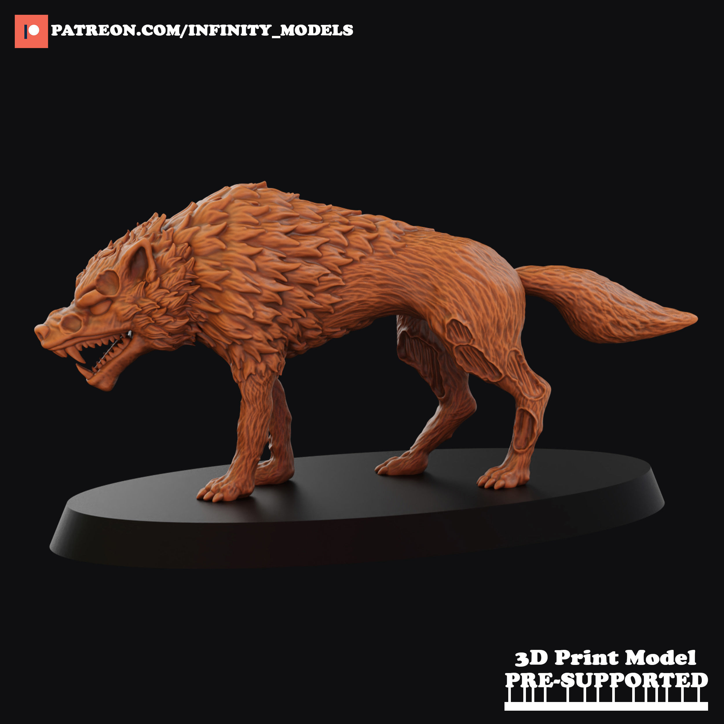 Dire Wolves 3D print model_8