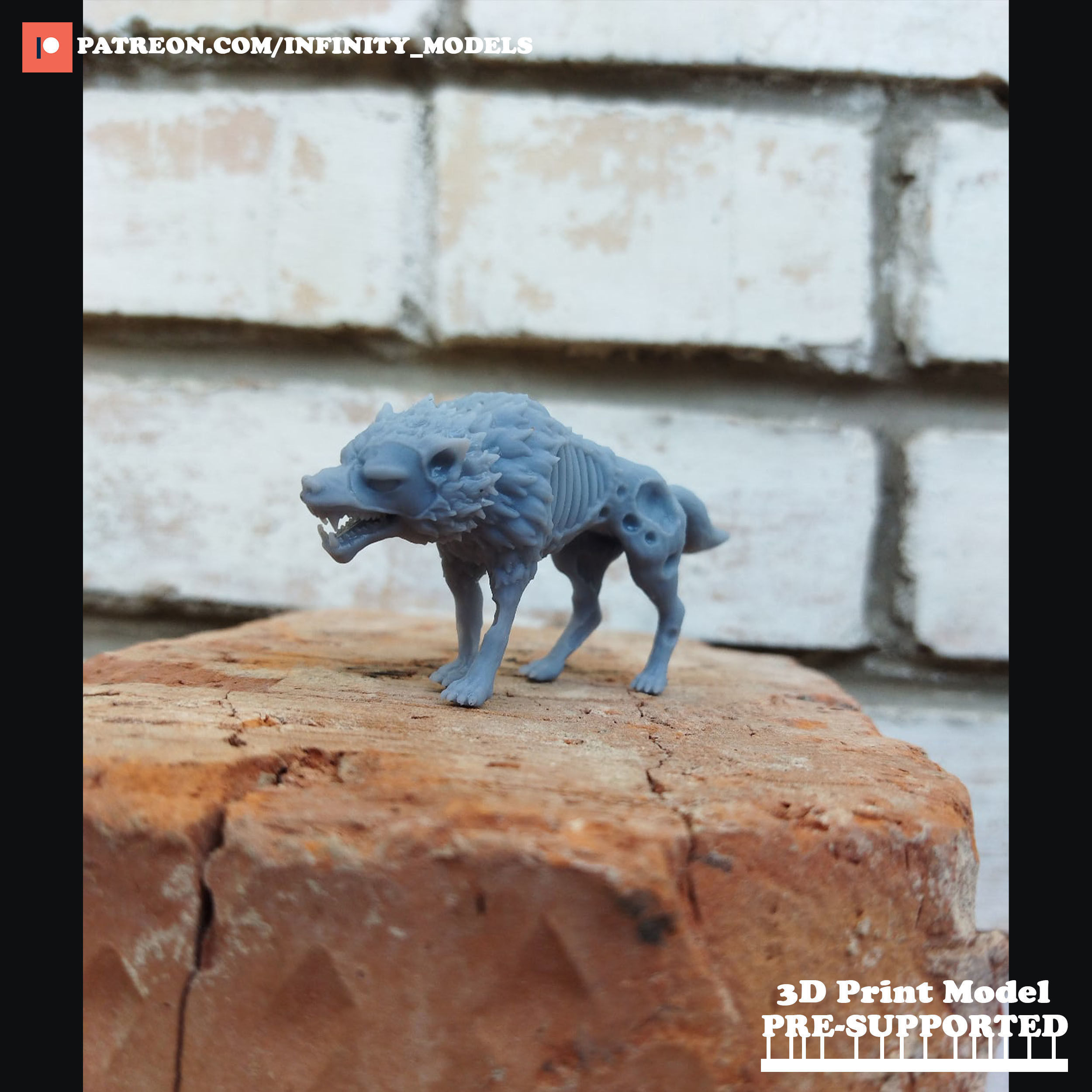 Dire Wolves 3D print model_12