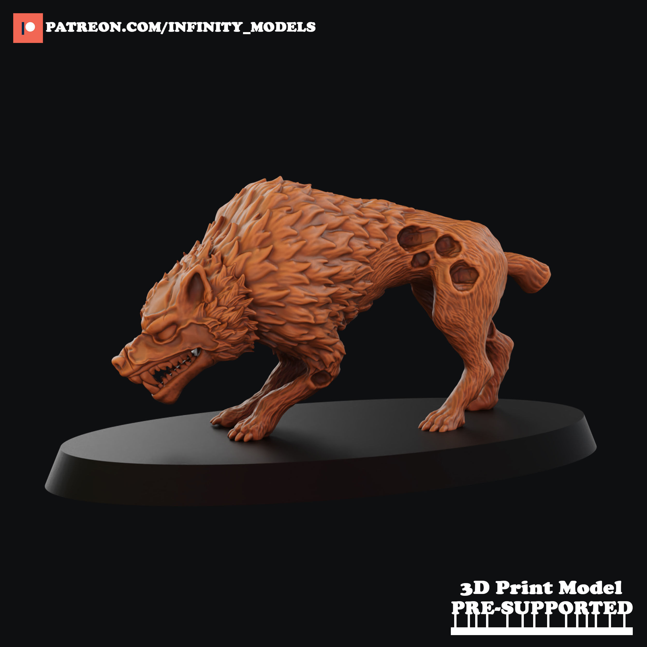 Dire Wolves 3D print model_10