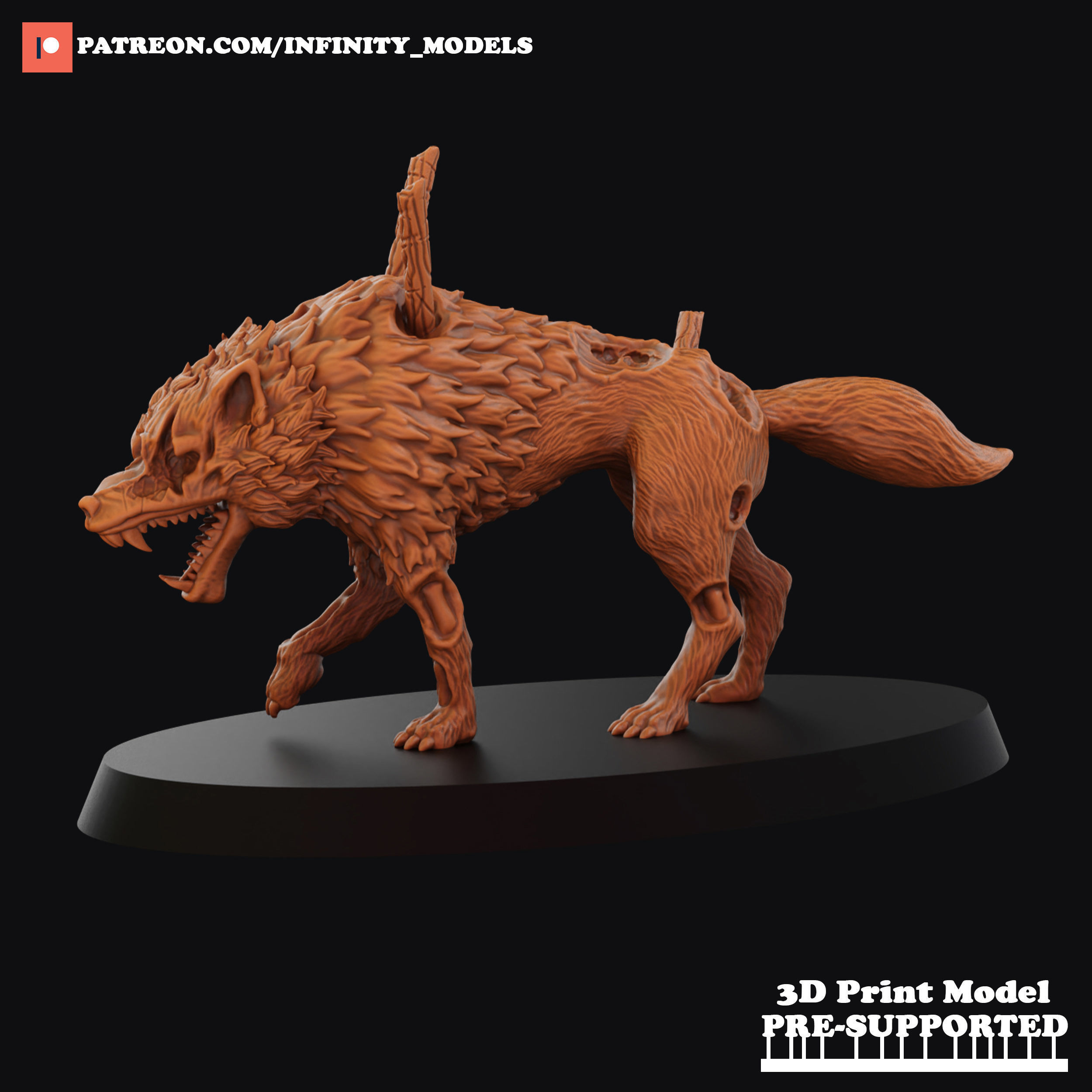 Dire Wolves 3D print model_5