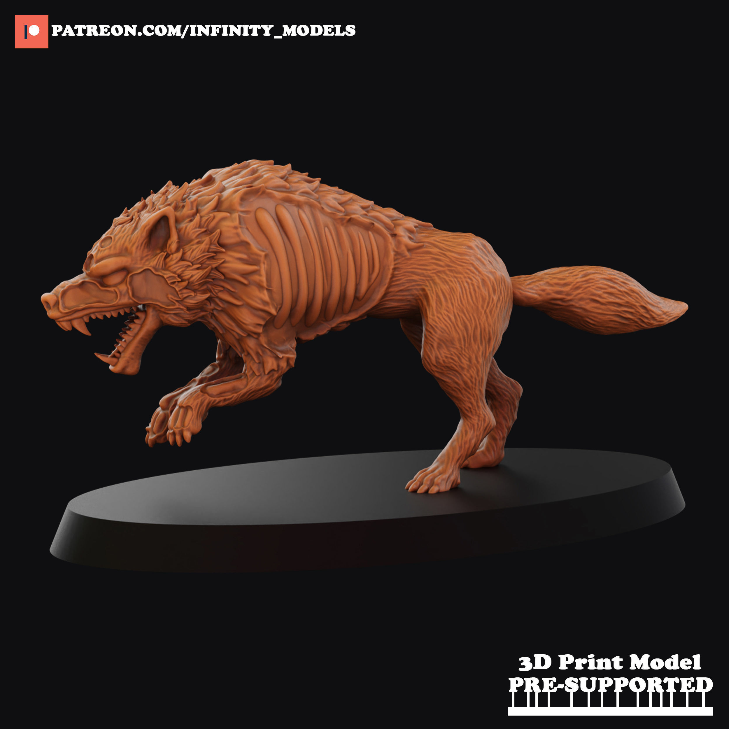 Dire Wolves 3D print model_7