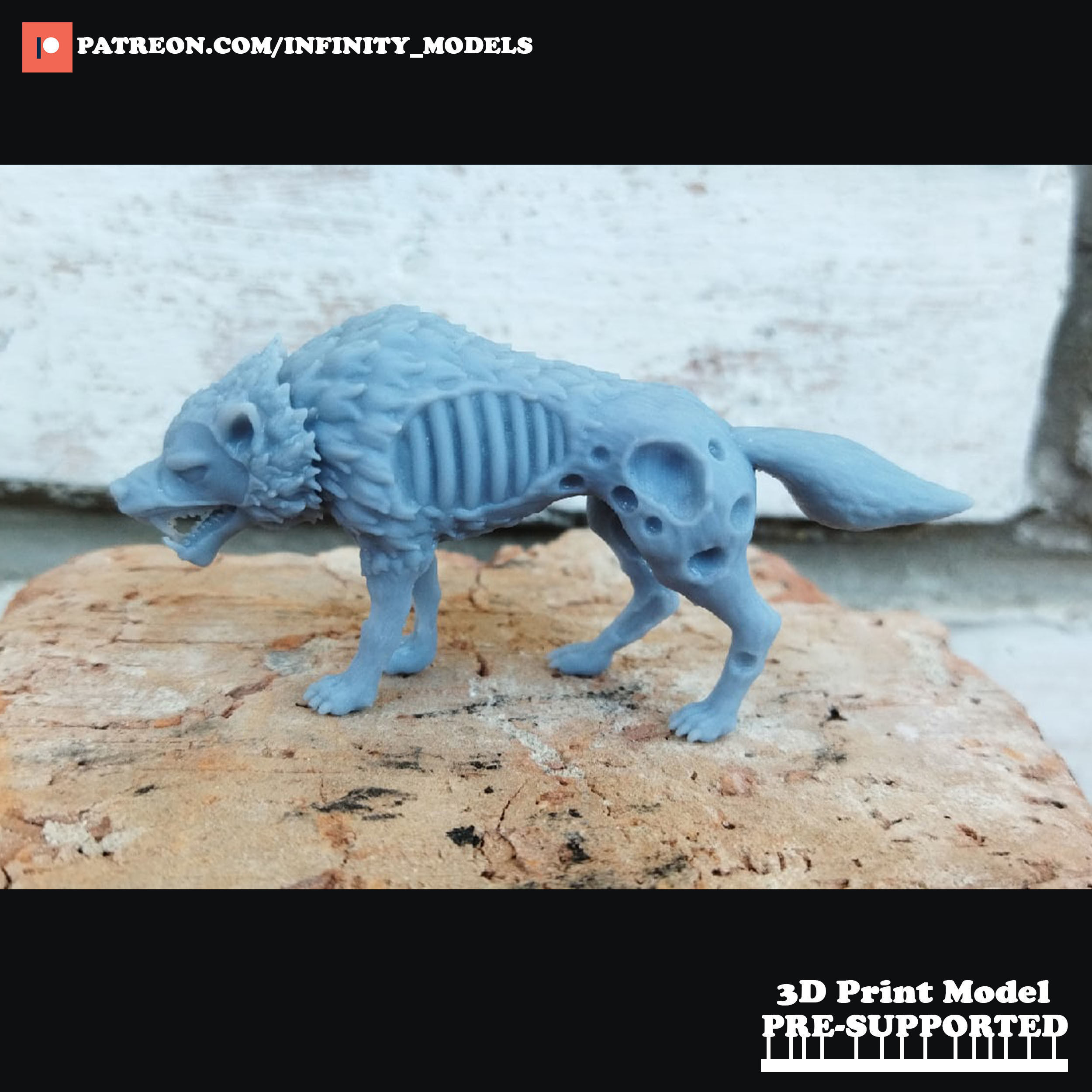 Dire Wolves 3D print model_11