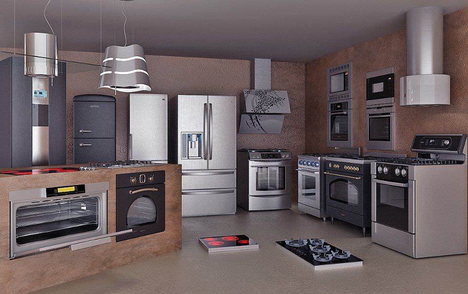 Kitchen Electronics Collection 3D model_2