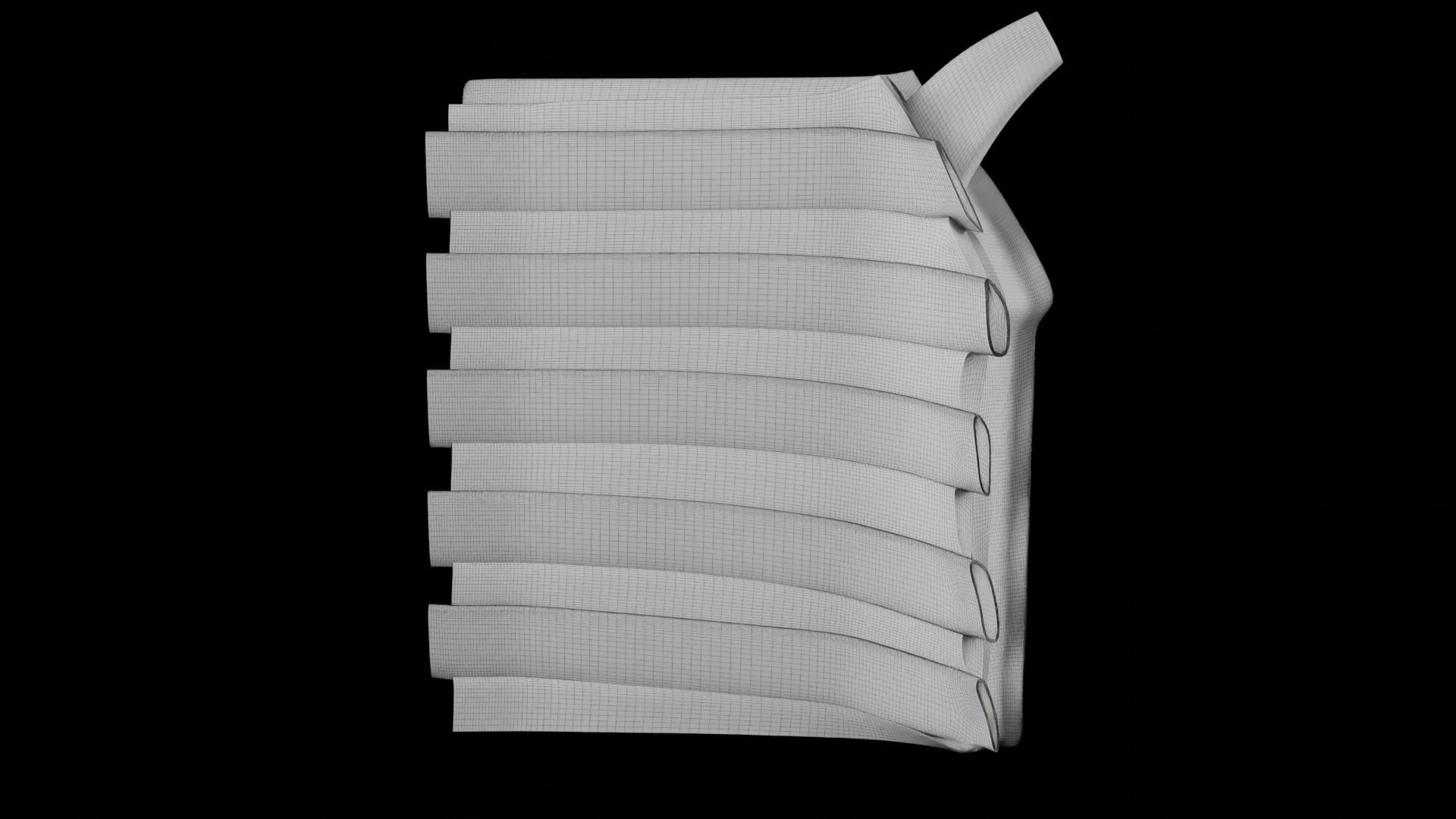 Breast anatomy histology detailed labelled precise to scale 3D model_42