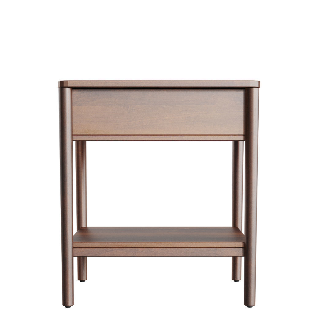 Crate  Barrel Gia Nightstand 3D model_5