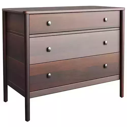 Crate and Barrel Gia 3-Drawer Chest