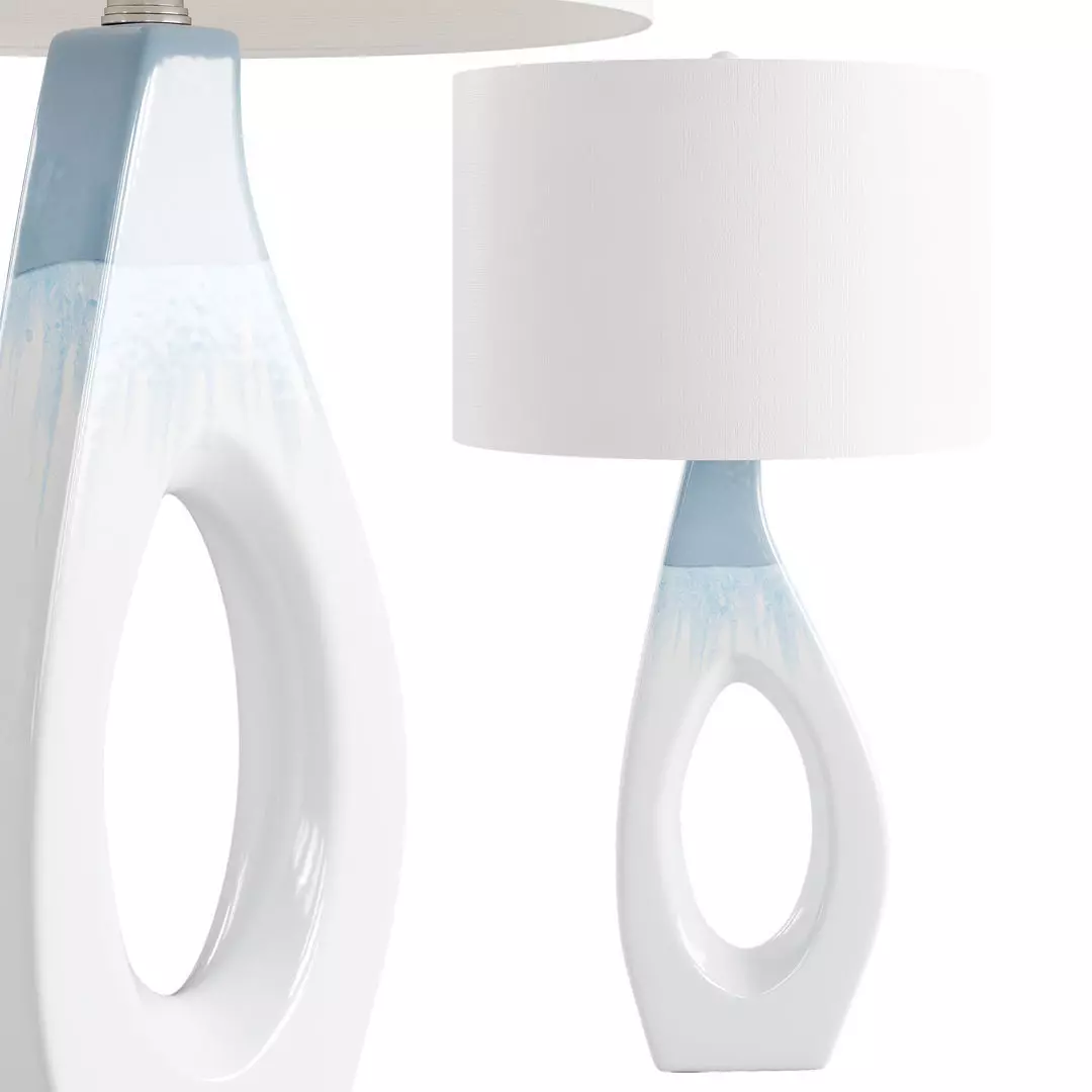 Crate and Barrel Neve Sculptural Table Lamp 3D model
