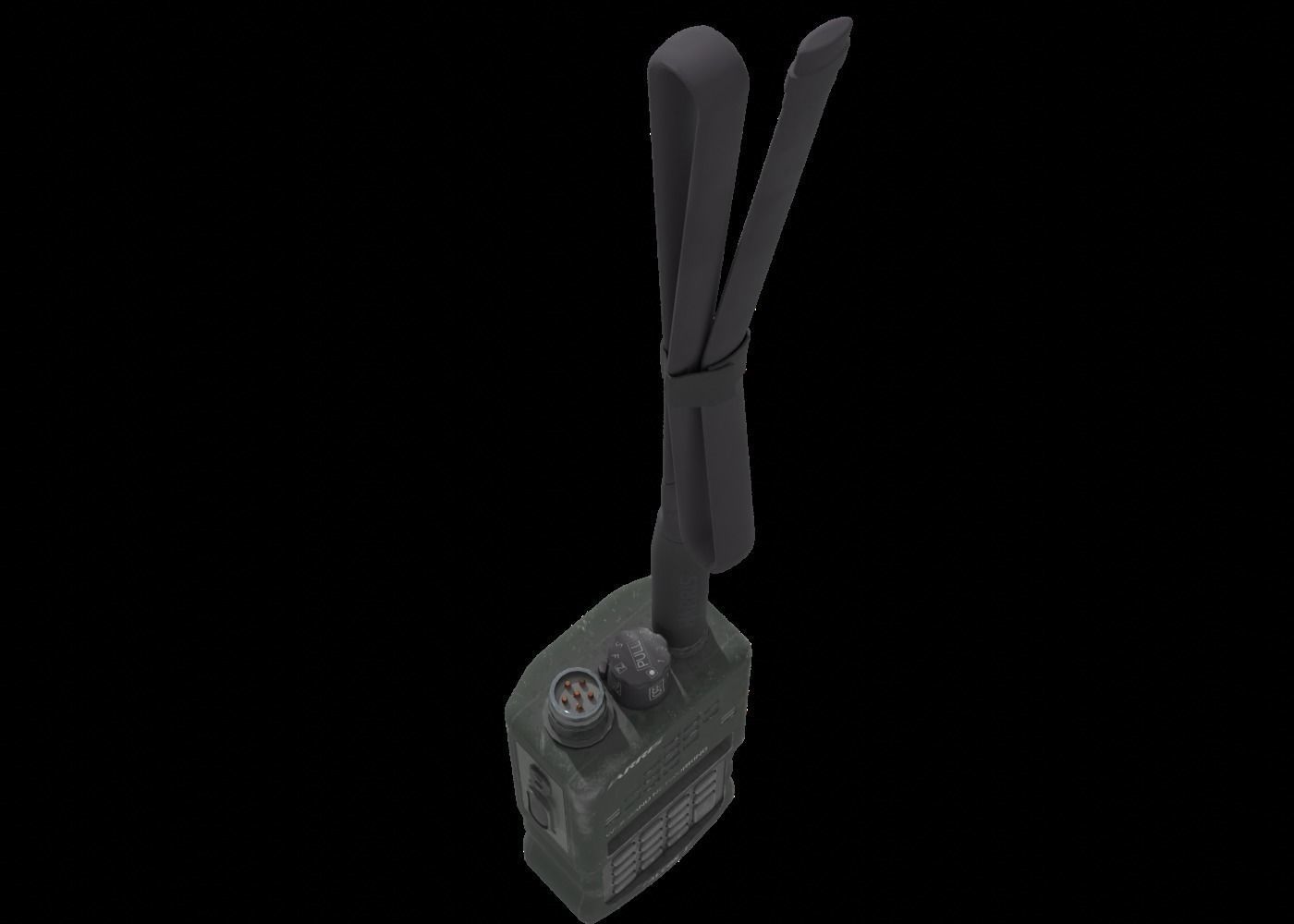 AN PRC 152 Radio Low-poly 3D model_3