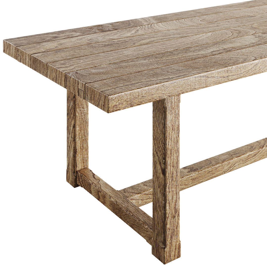 RH Cayden Campaign Dinning Table 3D model_1