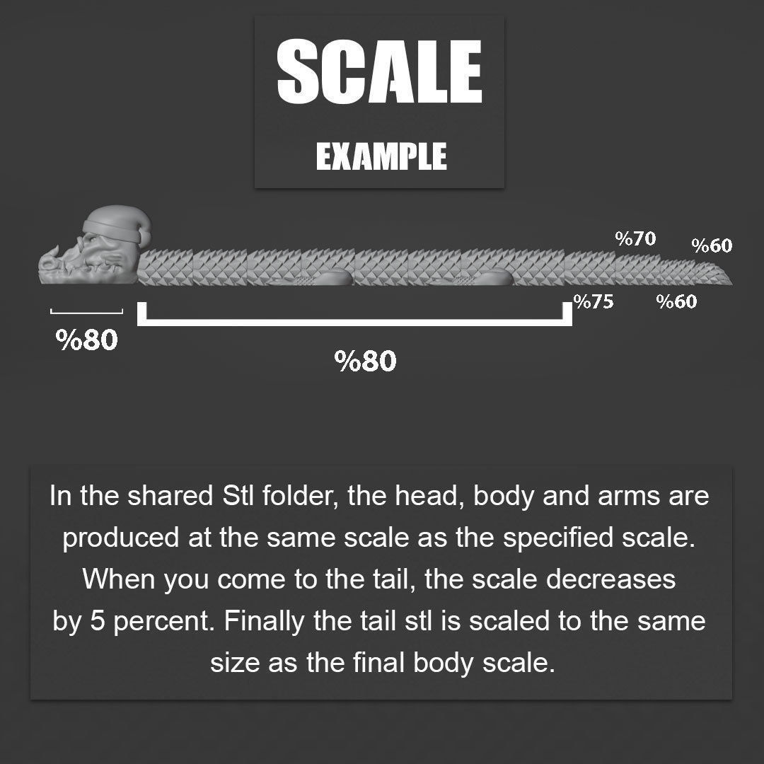 CHRISTMAS DRAGON FLEXI NO SUPPORT 3D print model_3