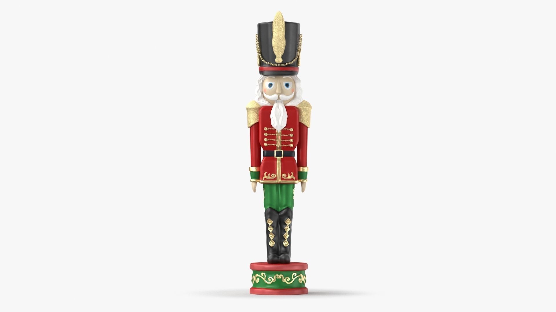 Toy Soldier nutcracker 3D model_4