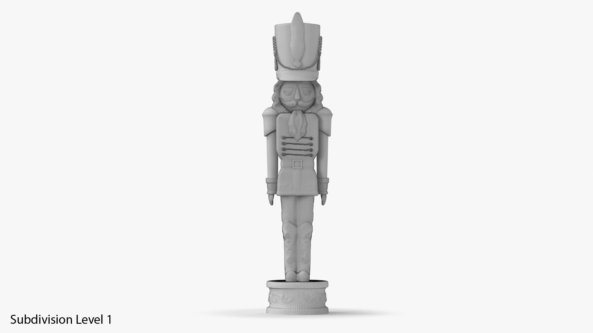 Toy Soldier nutcracker 3D model_5