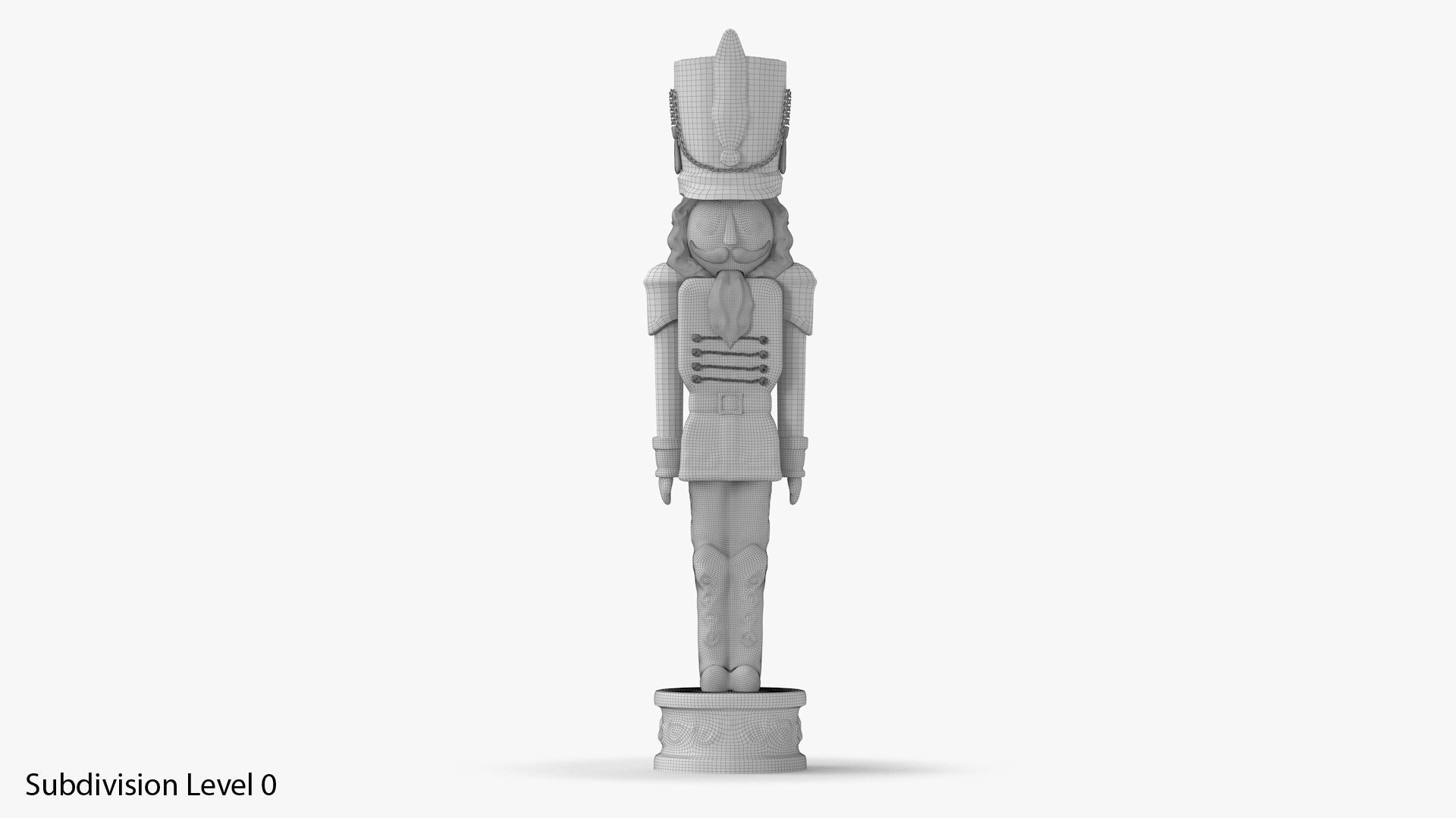 Toy Soldier nutcracker 3D model_6