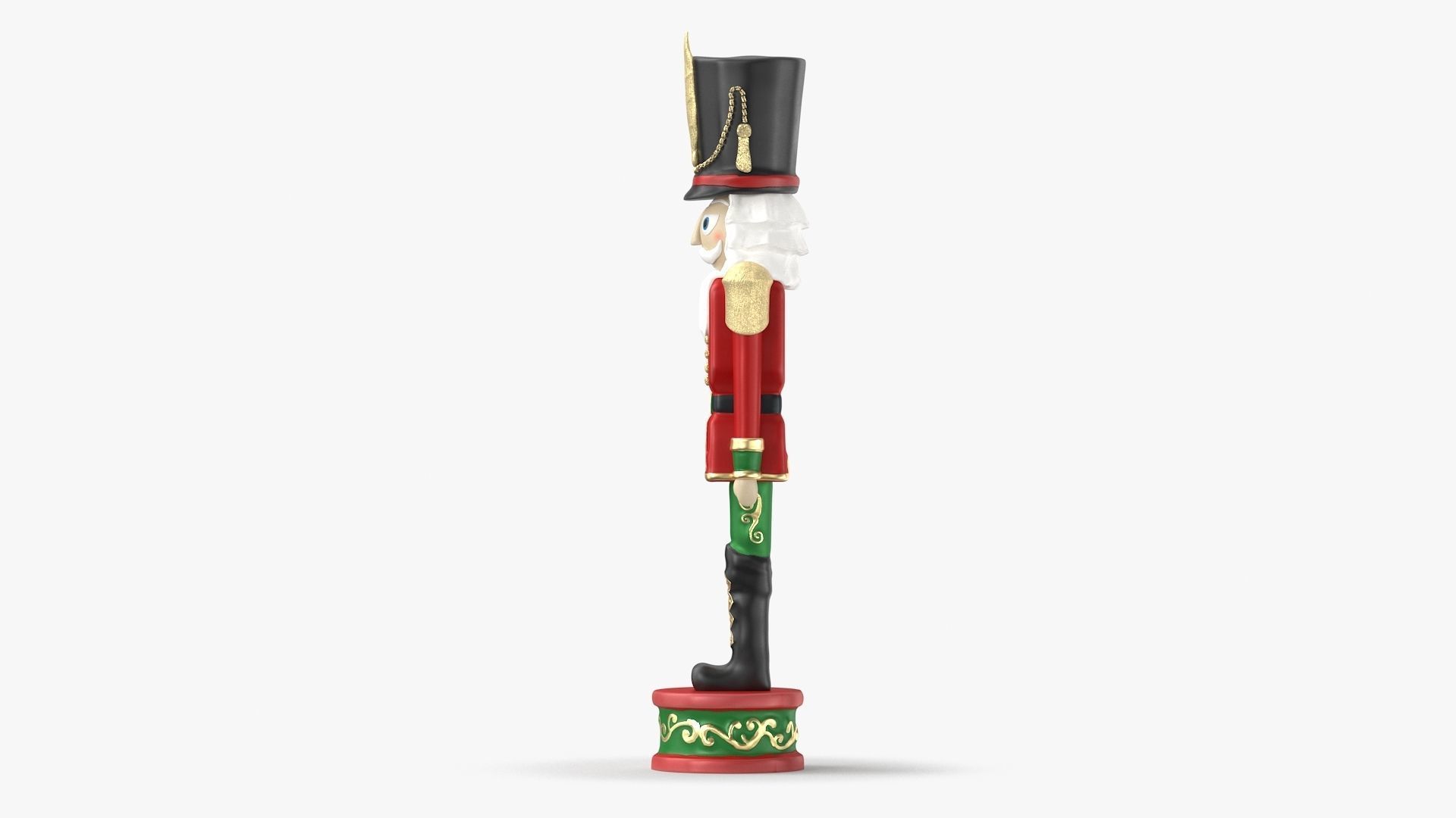 Toy Soldier nutcracker 3D model_7