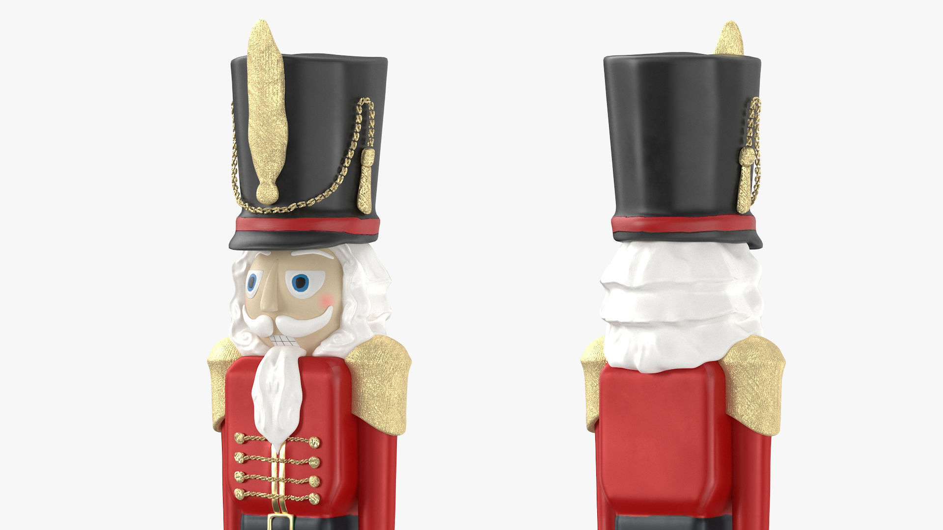 Toy Soldier nutcracker 3D model_10