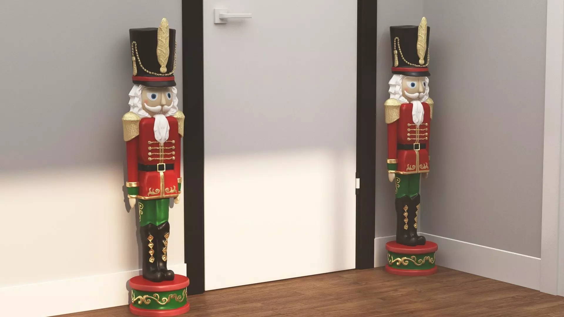 Toy Soldier nutcracker 3D model_0