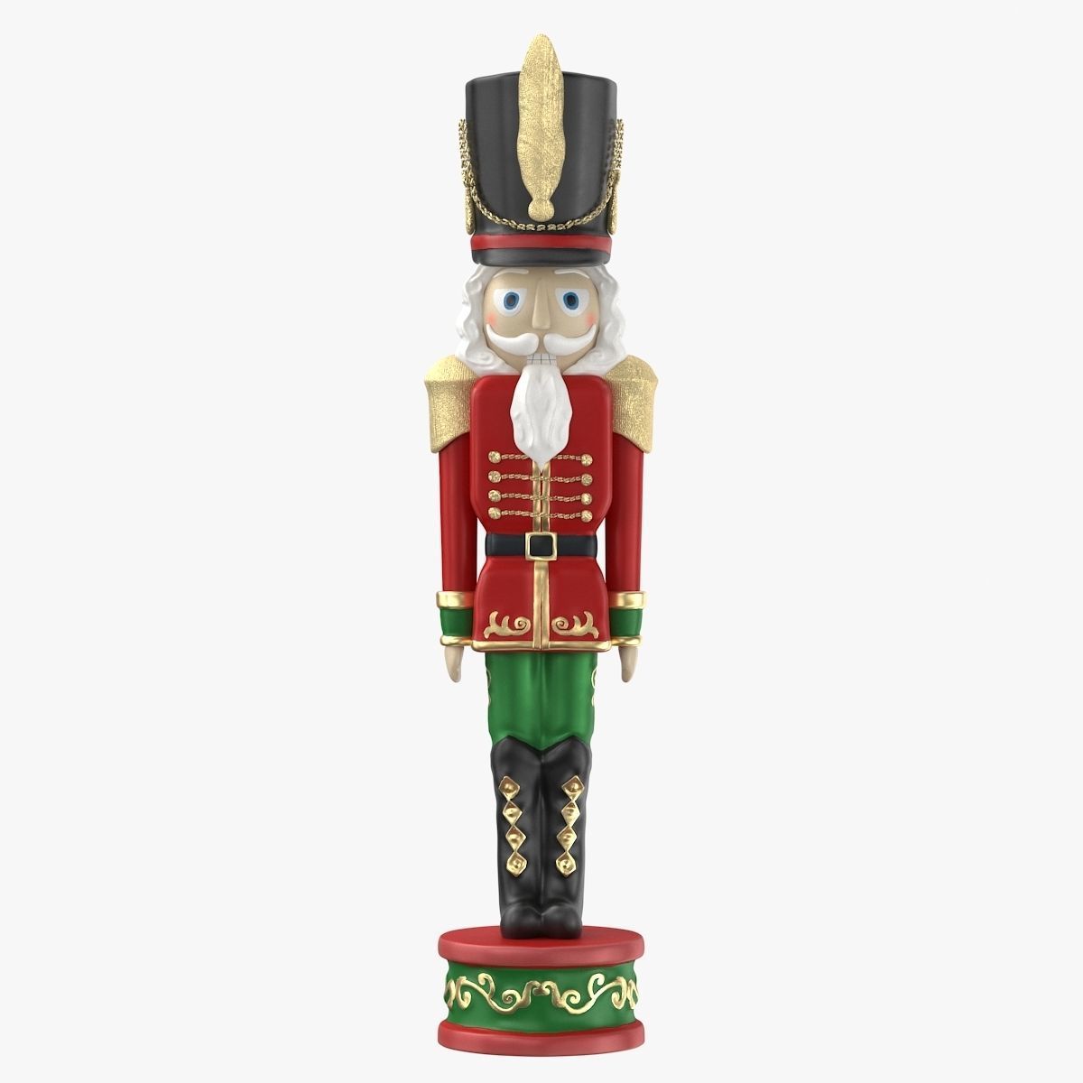 Toy Soldier nutcracker 3D model_2