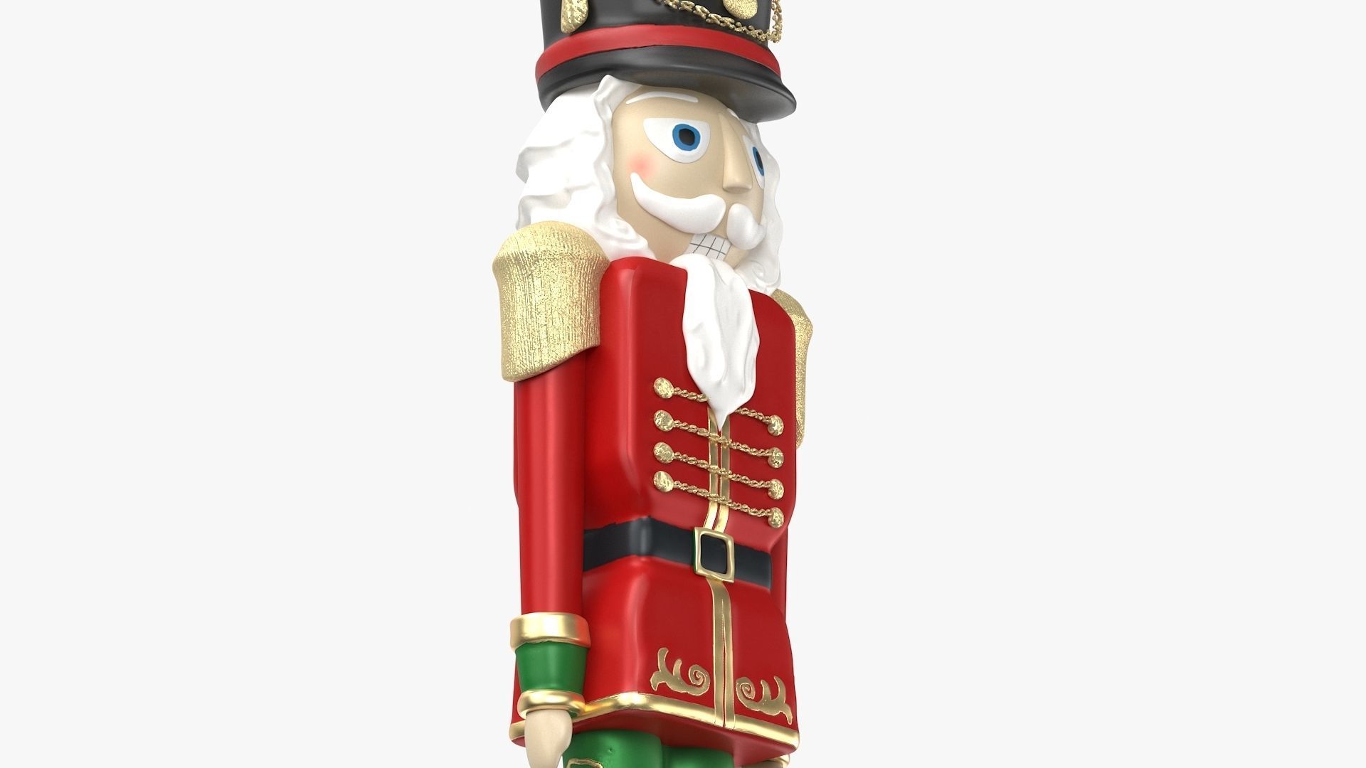 Toy Soldier nutcracker 3D model_11