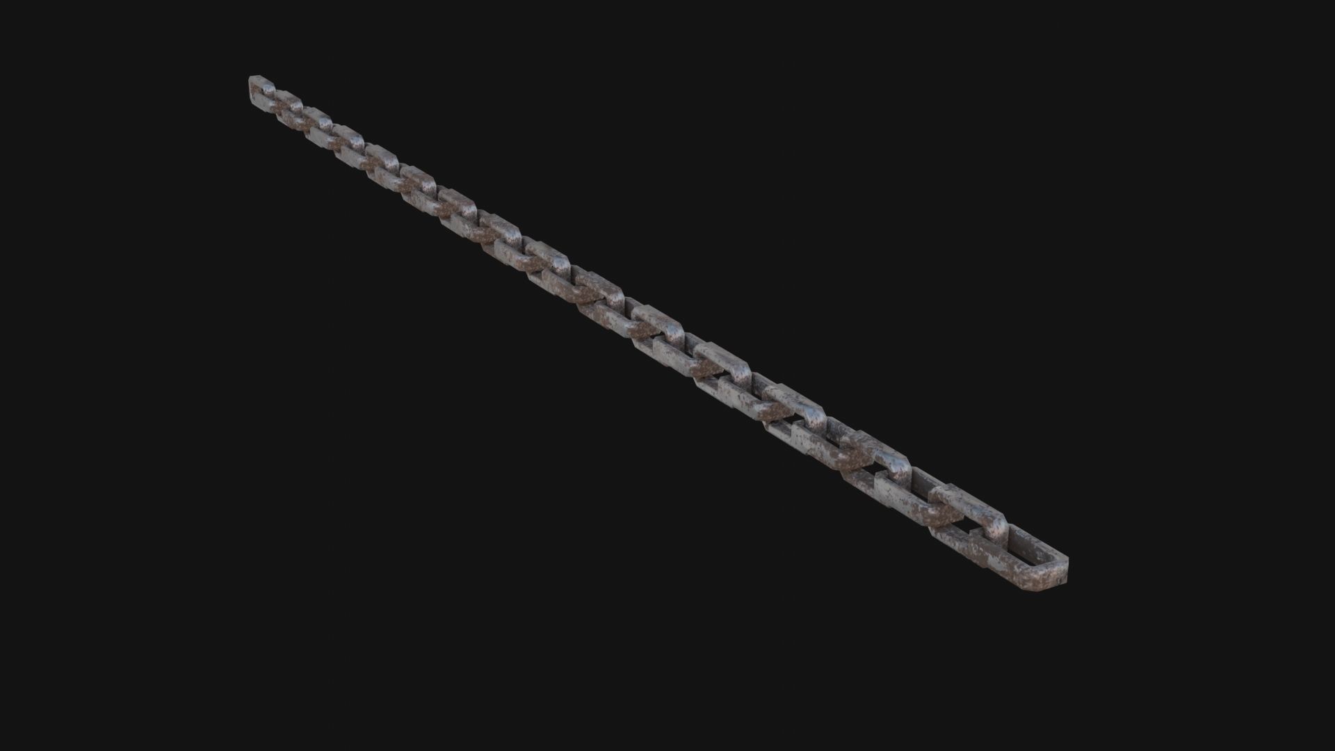 Chain 3D Model light bulb Low-poly 3D model_1