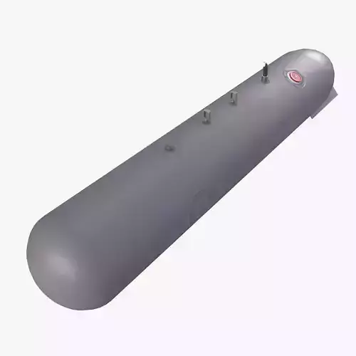 Aircraft External Fuel Tank 450L Low-poly 3D model