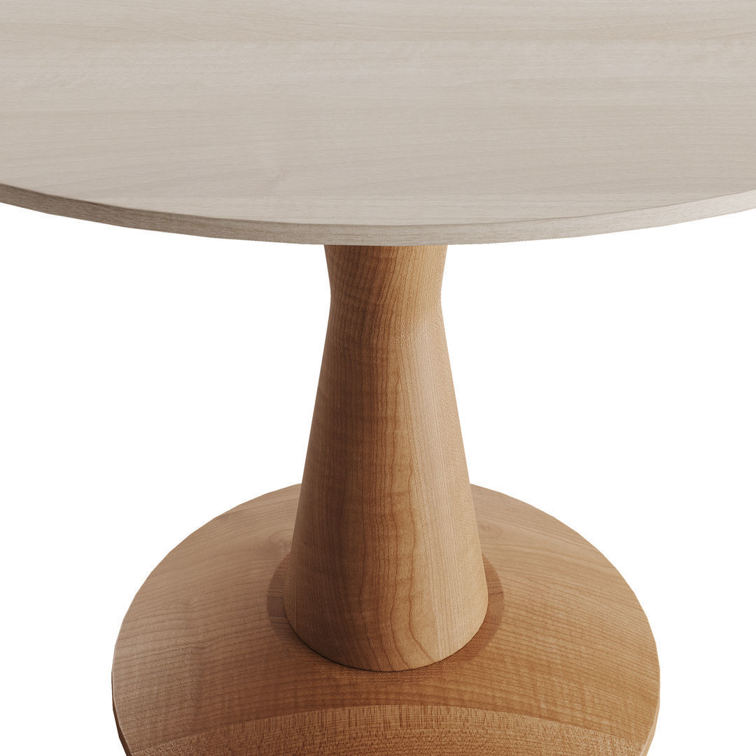 Indastry West Claye Dining Table Large 3D model_1