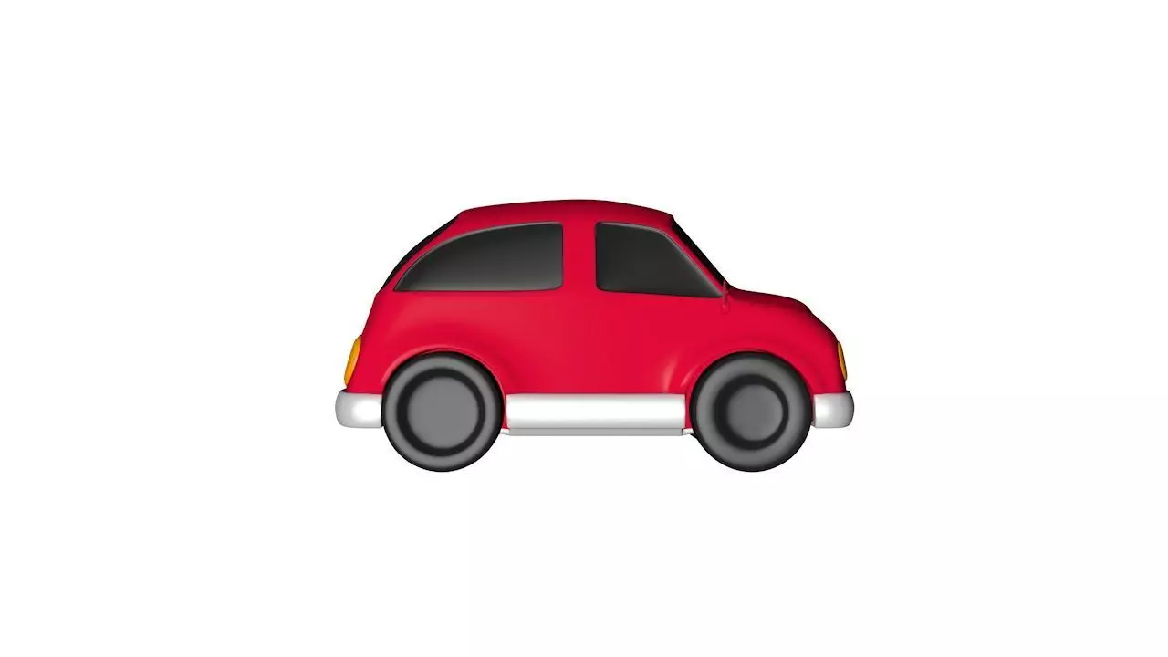 toy or mini car 3D print model_0