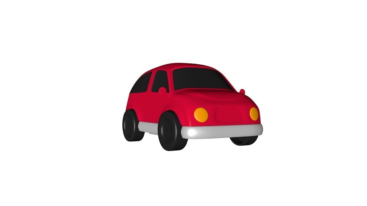 toy or mini car 3D print model_3