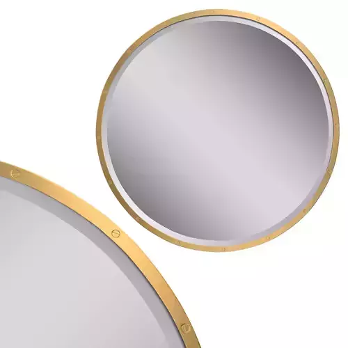 BISTRO ROUND MIRROR 3D model