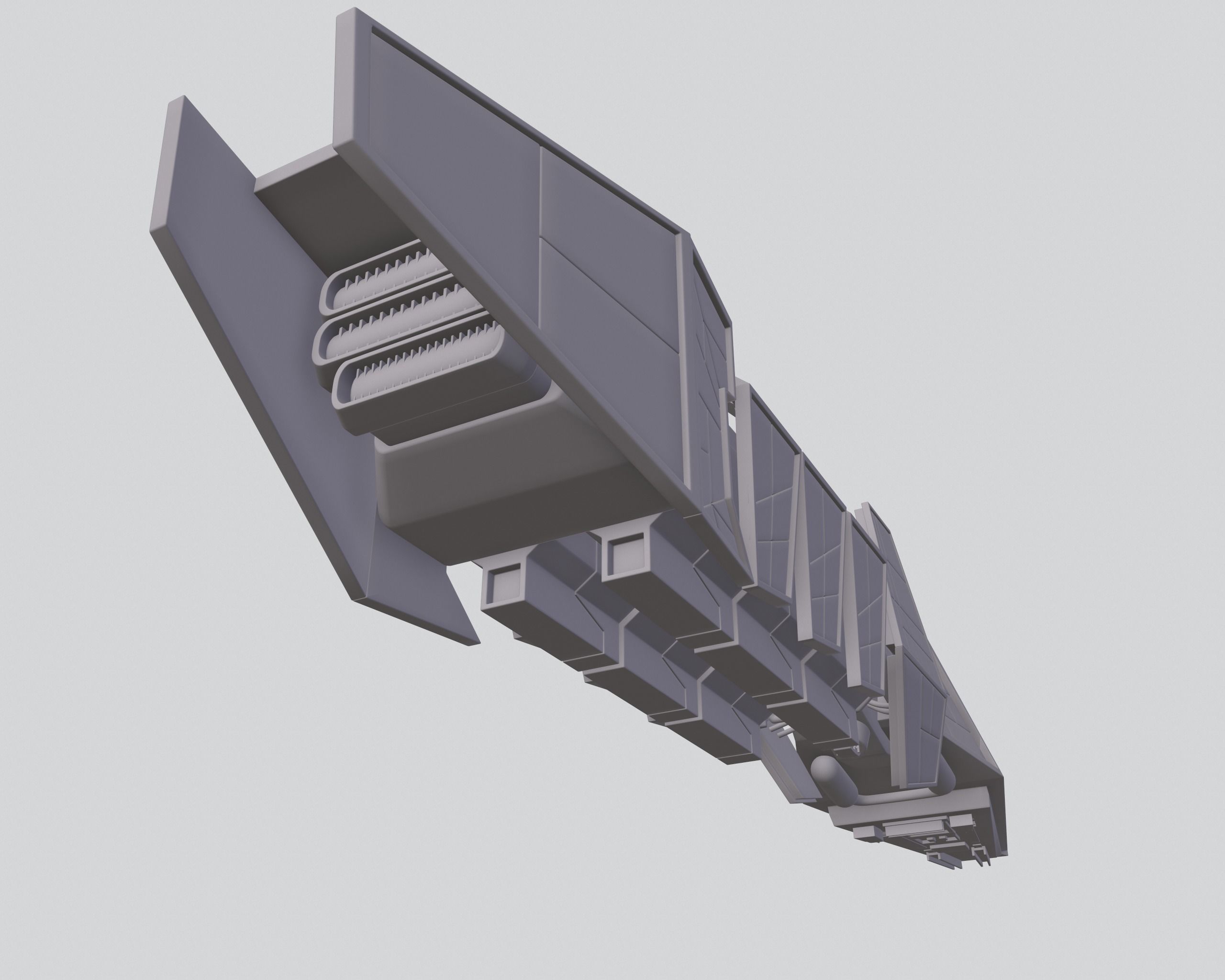 Cargo ship 3d print model Star Wars ship 3D model 3D printable | CGTrader