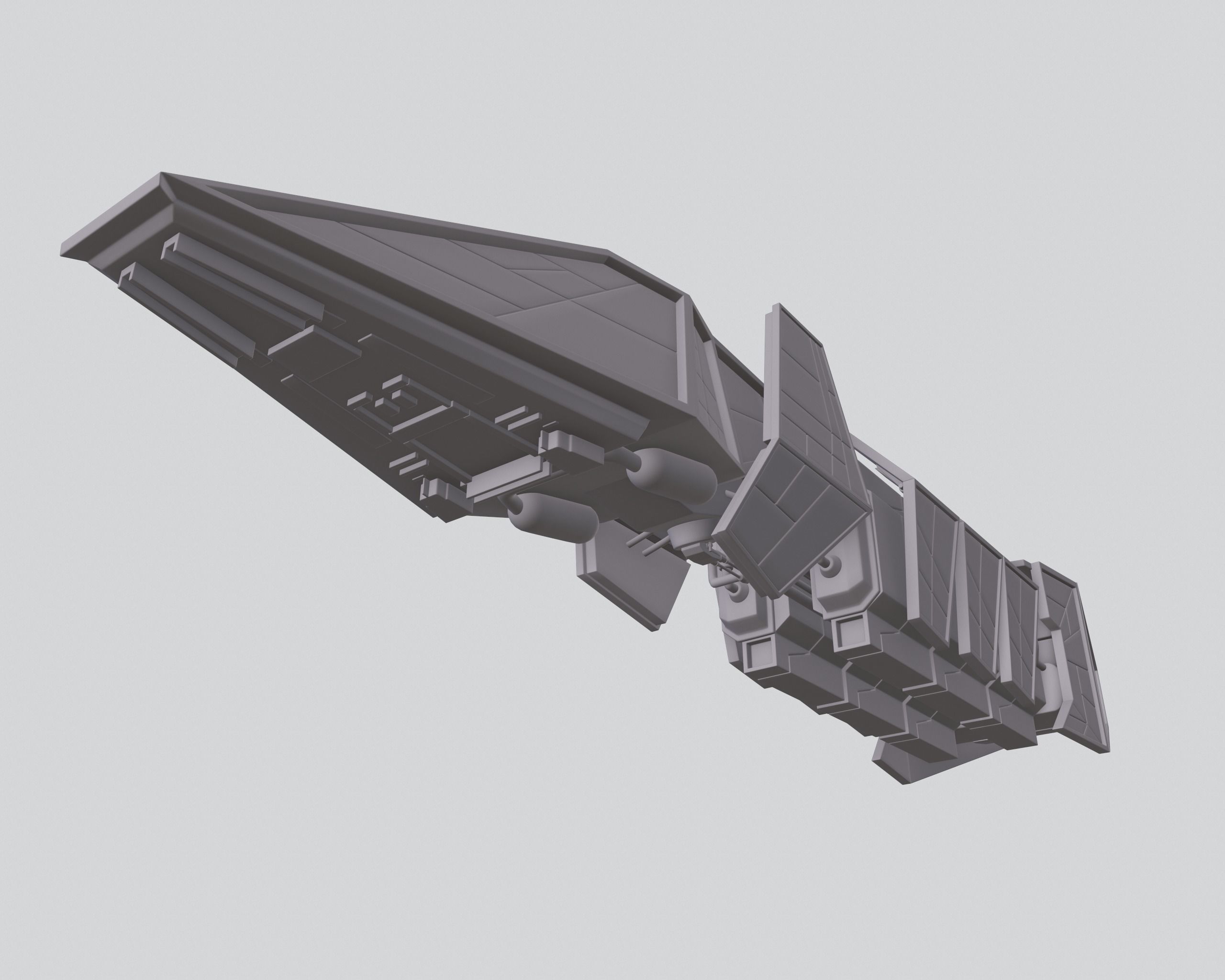 Cargo ship 3d print model Star Wars ship 3D model 3D printable | CGTrader