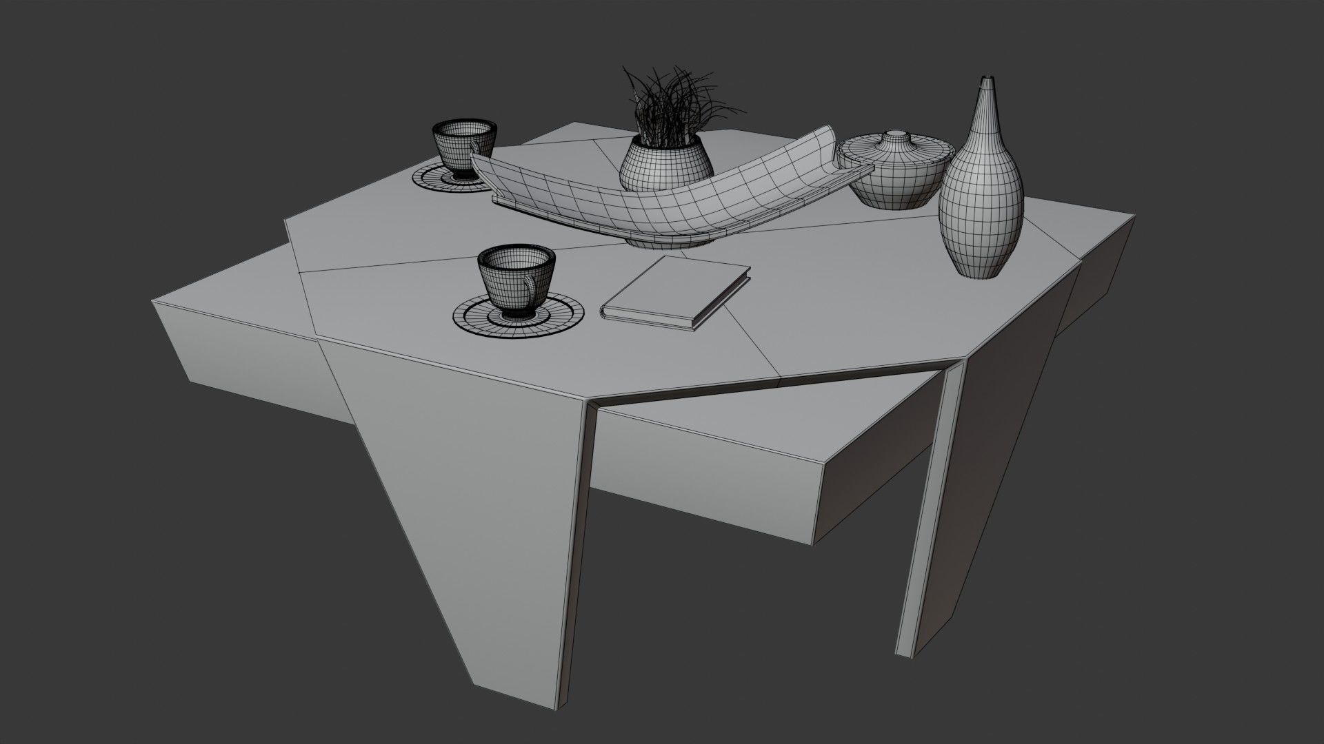 Coffee Table PART10 3D model_12