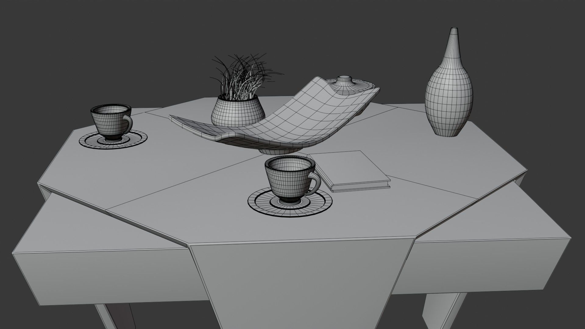 Coffee Table PART10 3D model_9