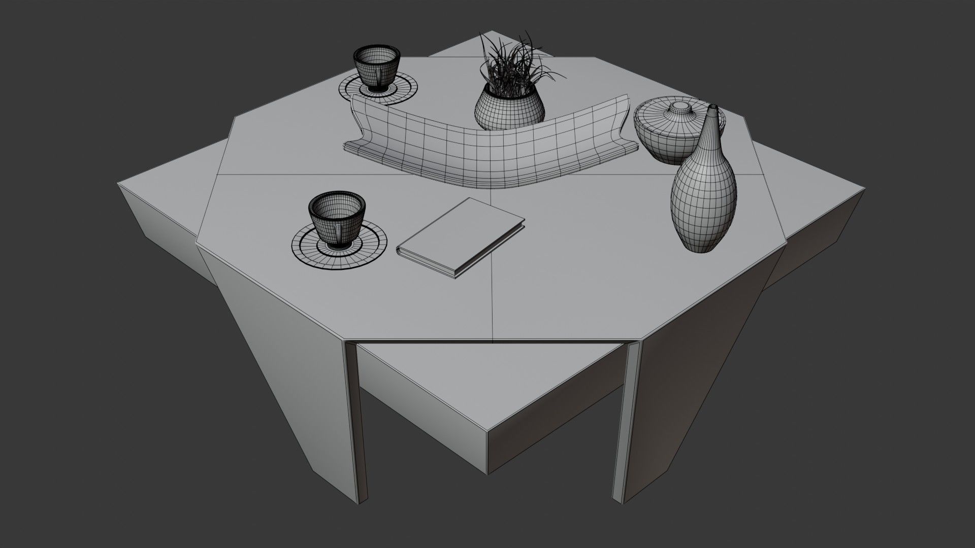 Coffee Table PART10 3D model_11
