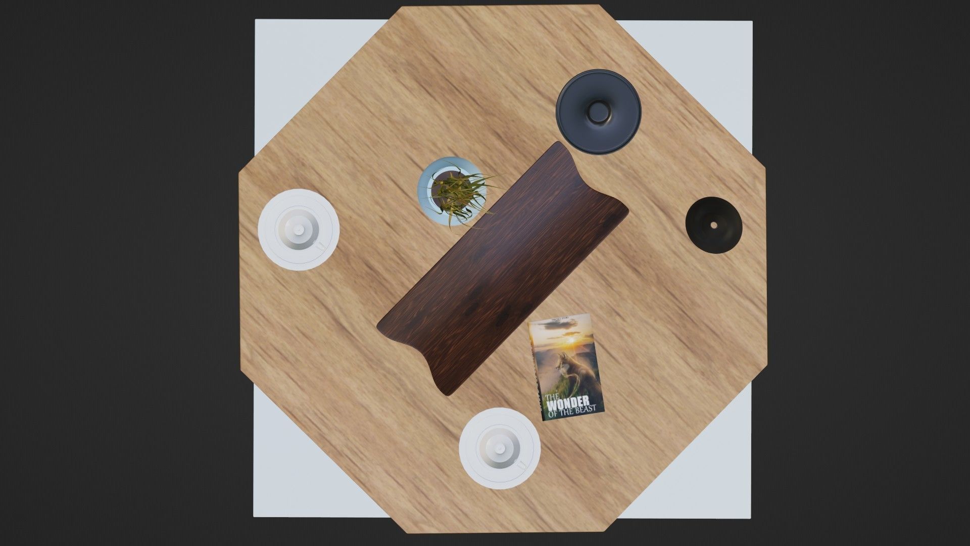 Coffee Table PART10 3D model_6