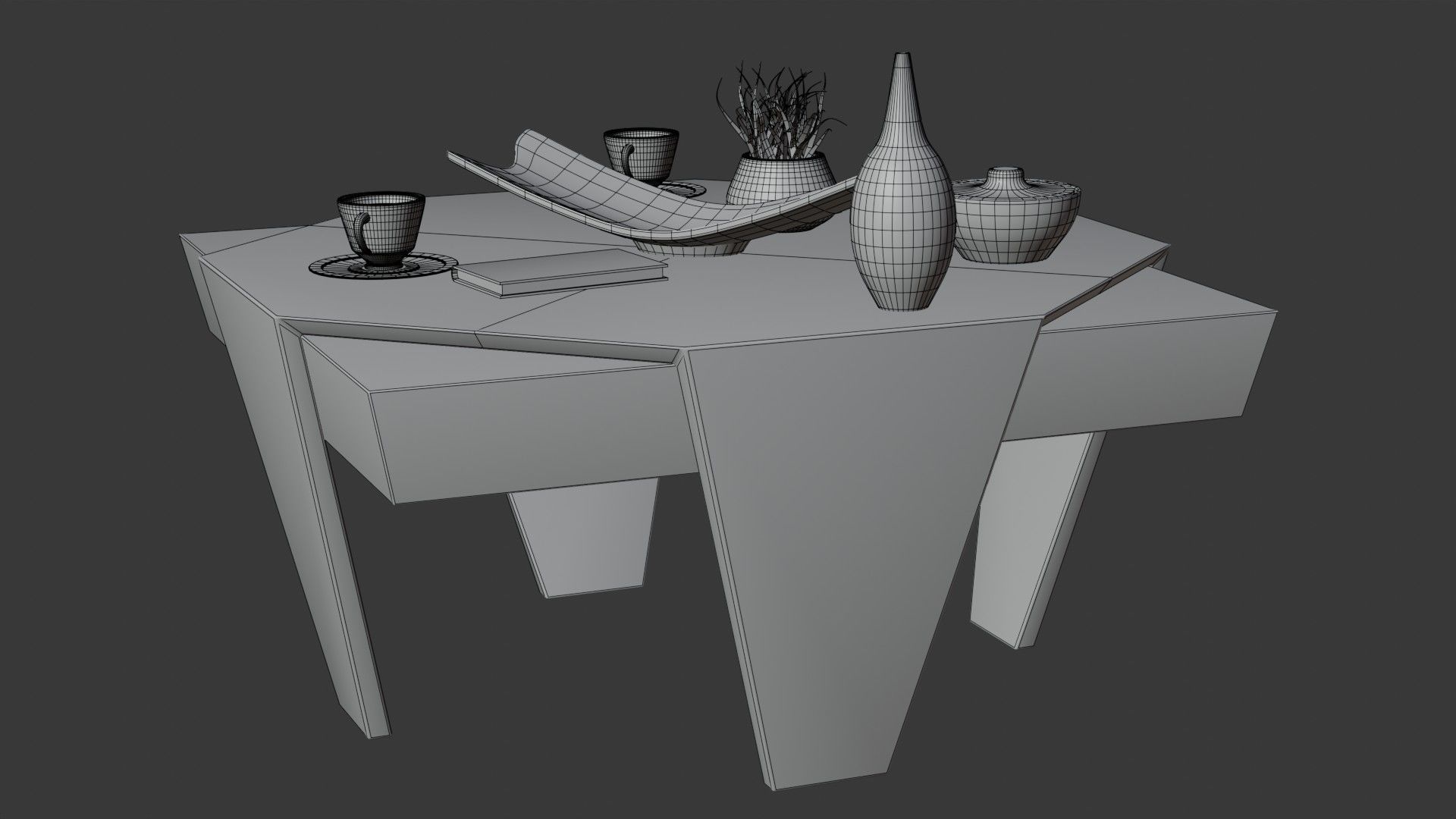 Coffee Table PART10 3D model_8