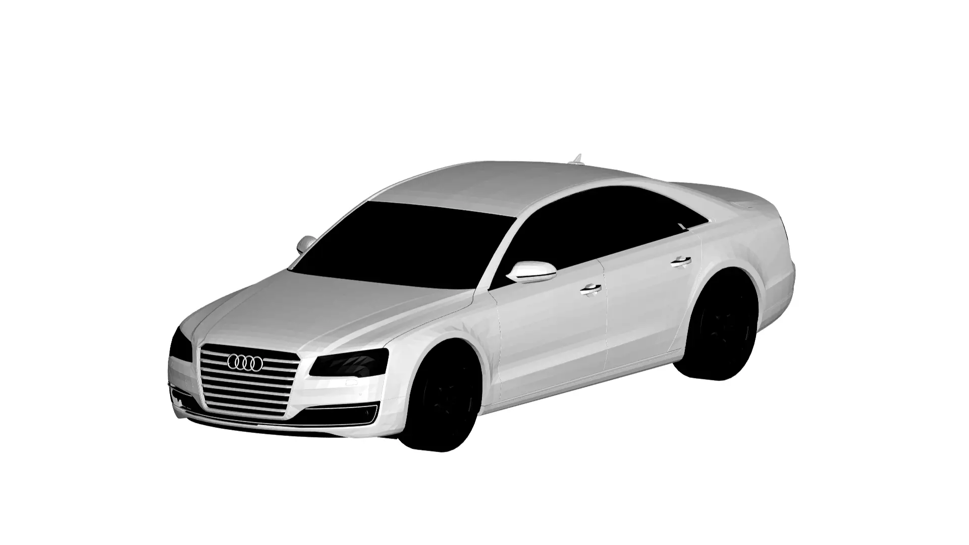 Audi A8 3D model_0