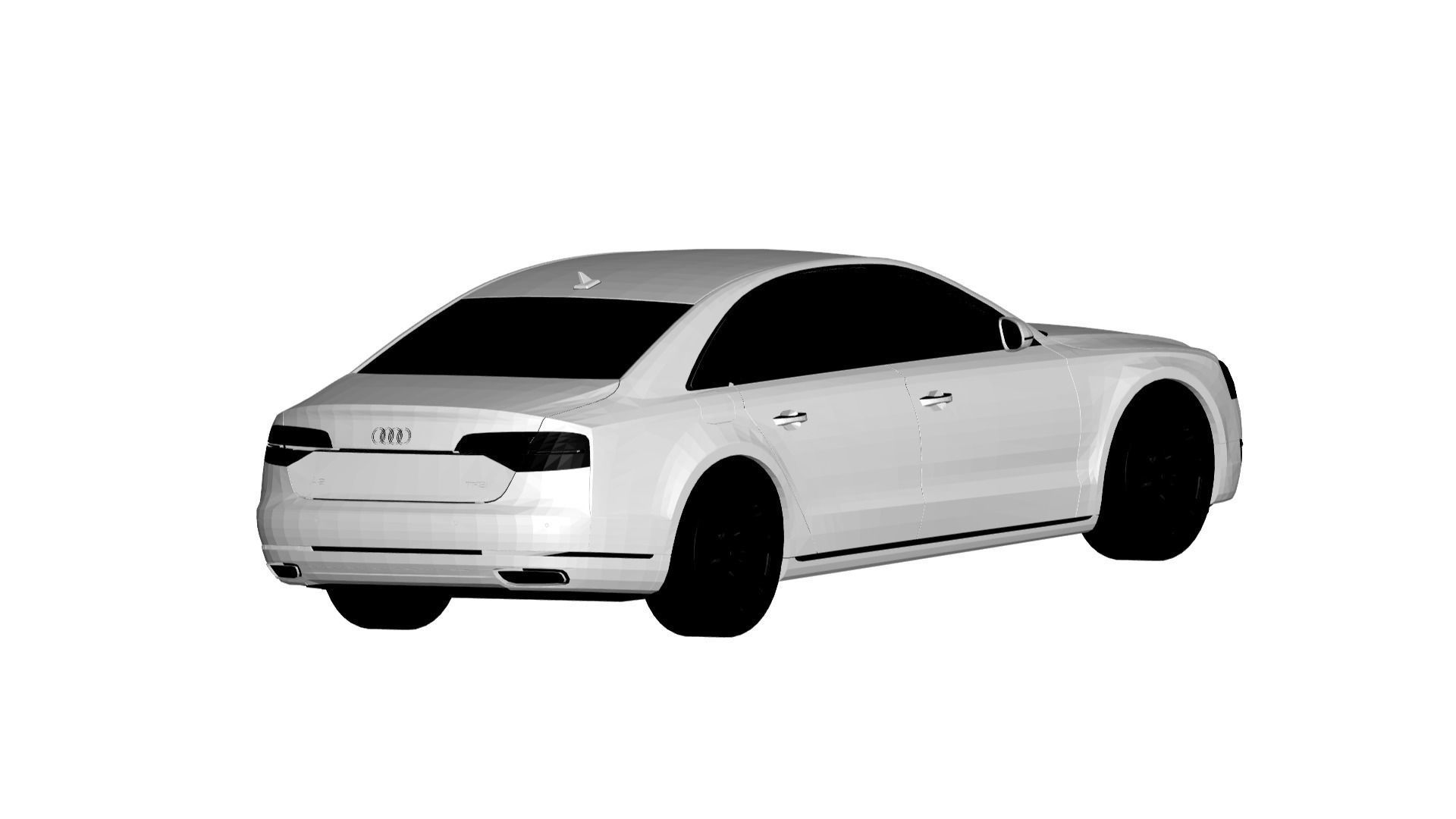 Audi A8 3D model_1