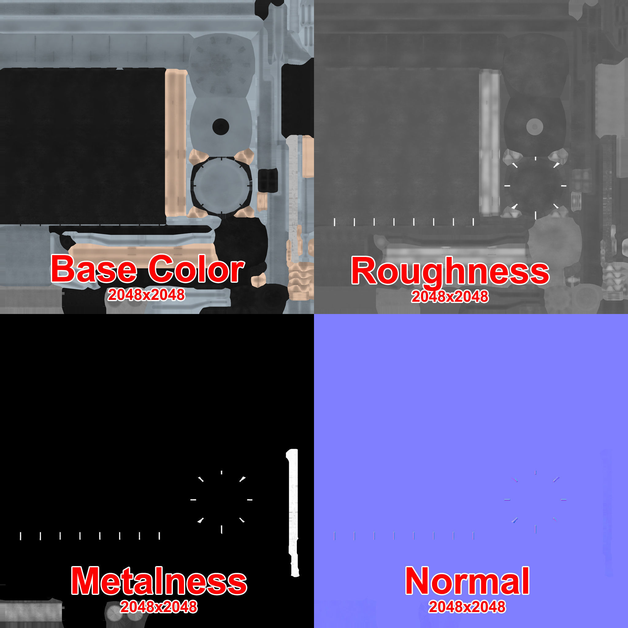 Deeping Sonar AQS-22 Low-poly 3D model_16