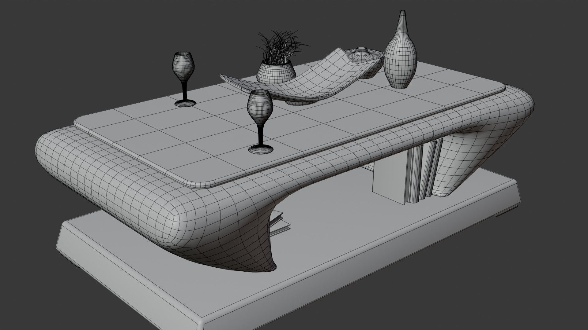 Coffee Table PART11 3D model_9