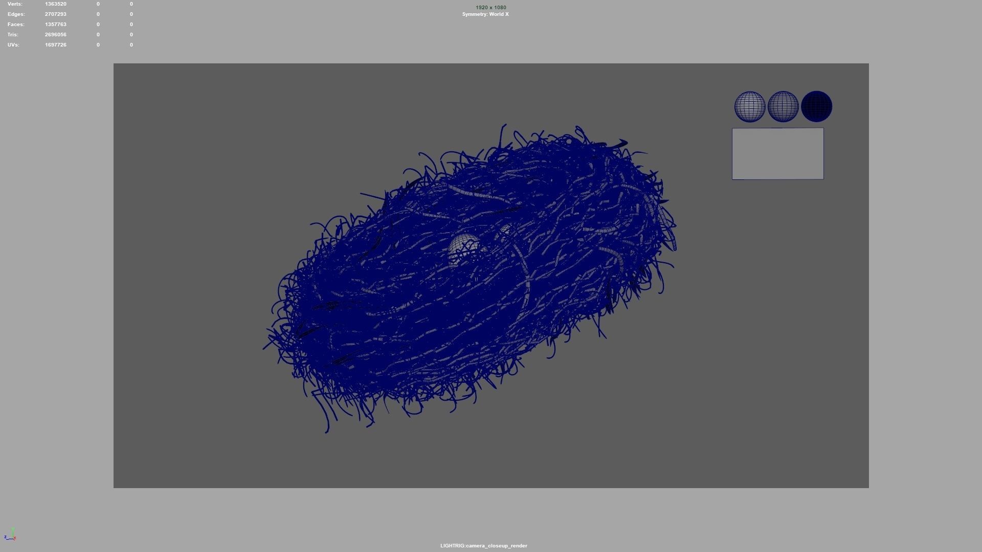 Bird Nest 3D model_9