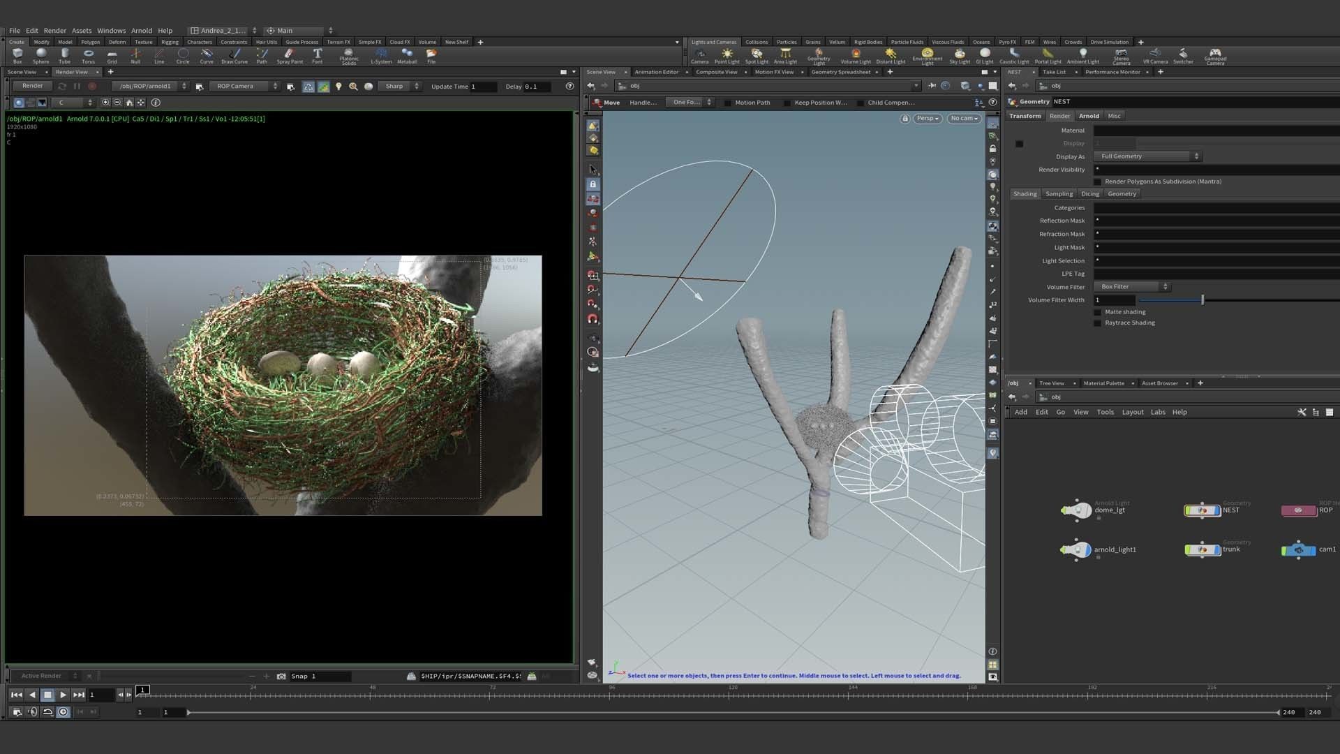 Bird Nest 3D model_4