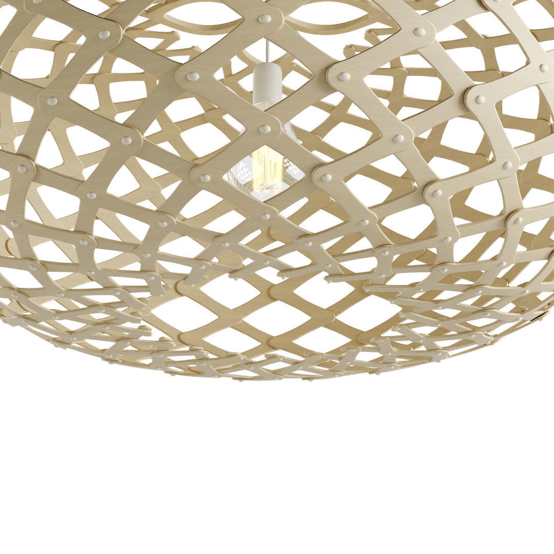 David Trubridge Kina Pendant Light 3D model_4