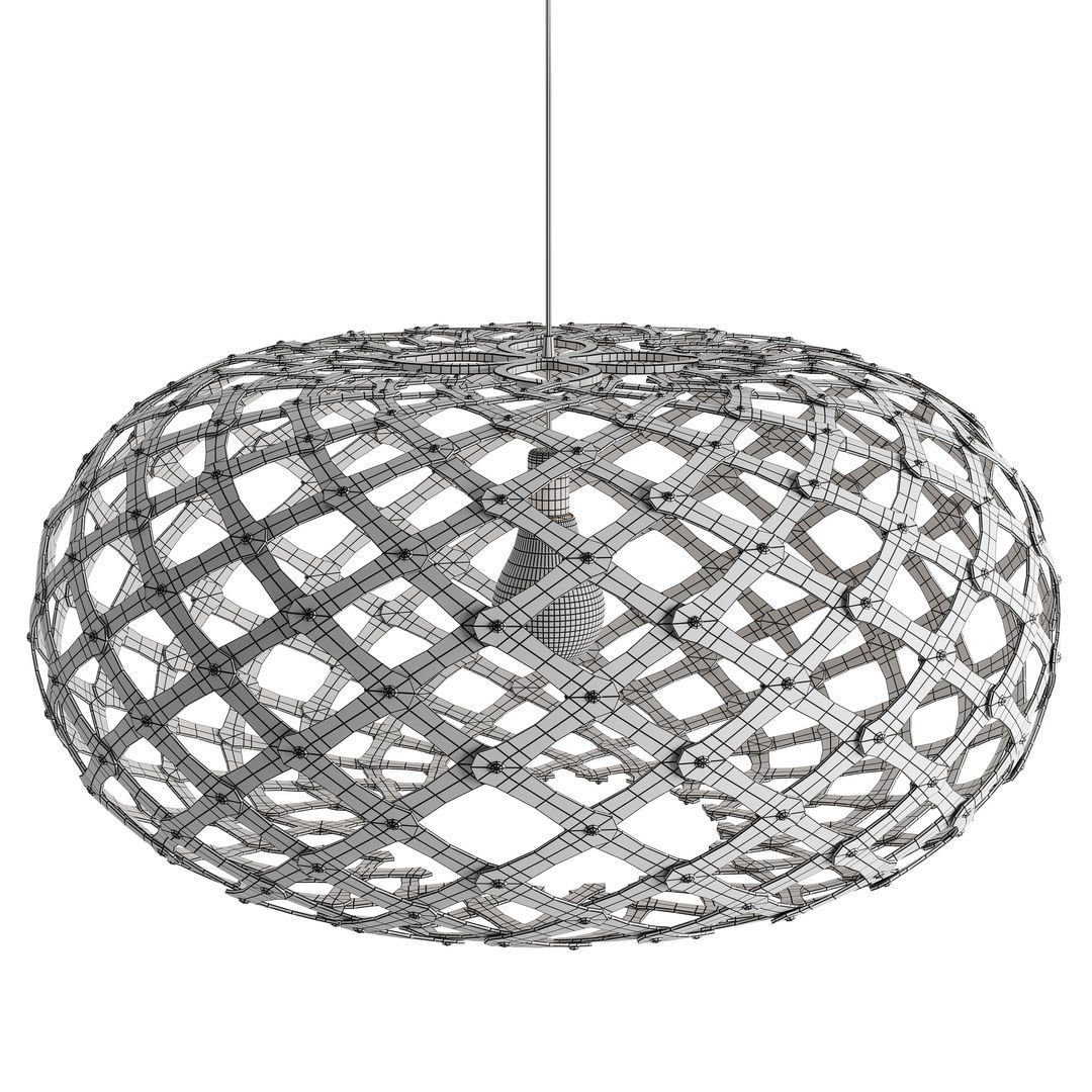 David Trubridge Kina Pendant Light 3D model_5